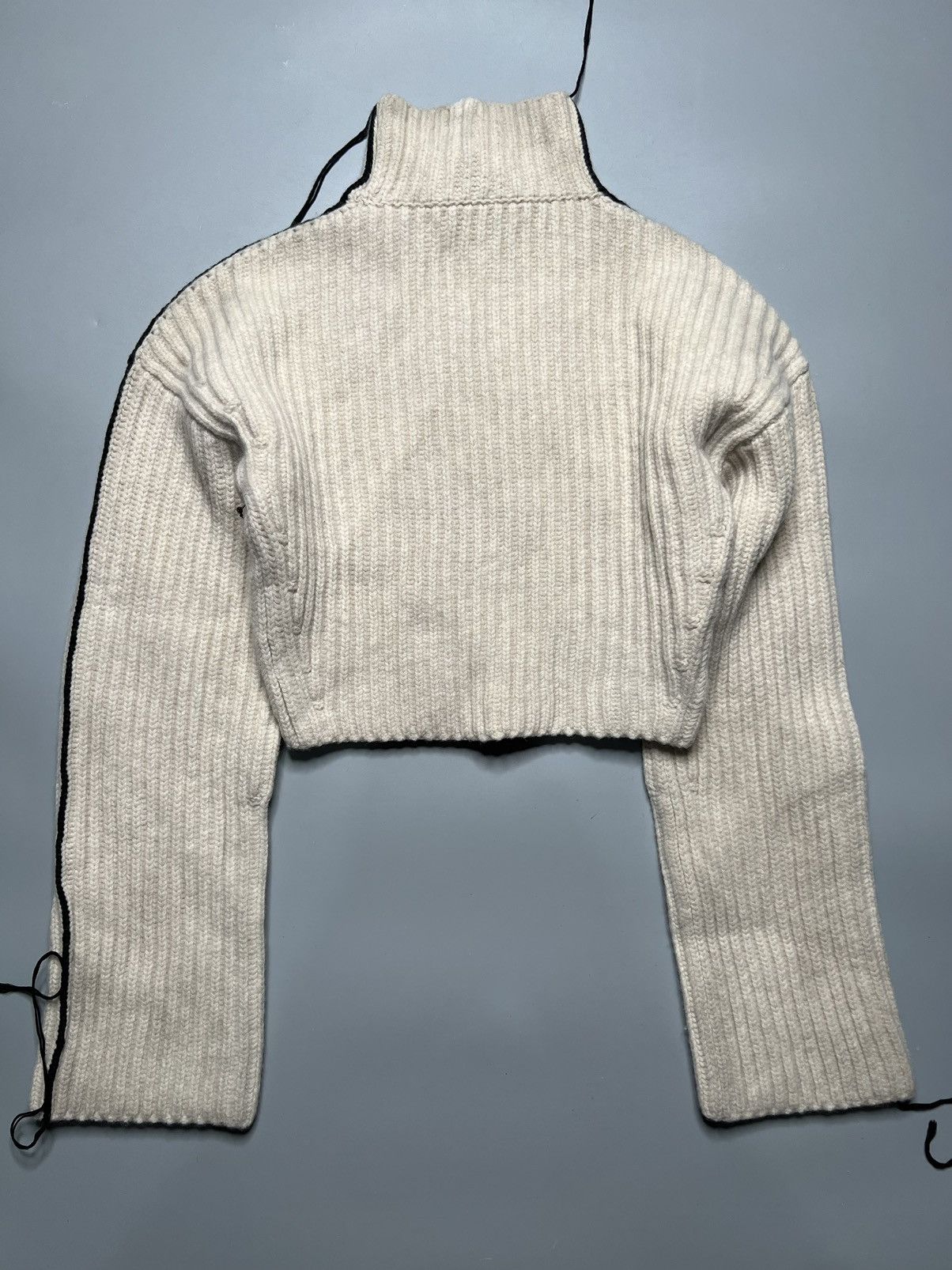 Acne Studios Acne Studios PAW21 “SAMPLE” Kabril Knit Crop Sweater Size S / US 4 / IT 40 - 3 Thumbnail