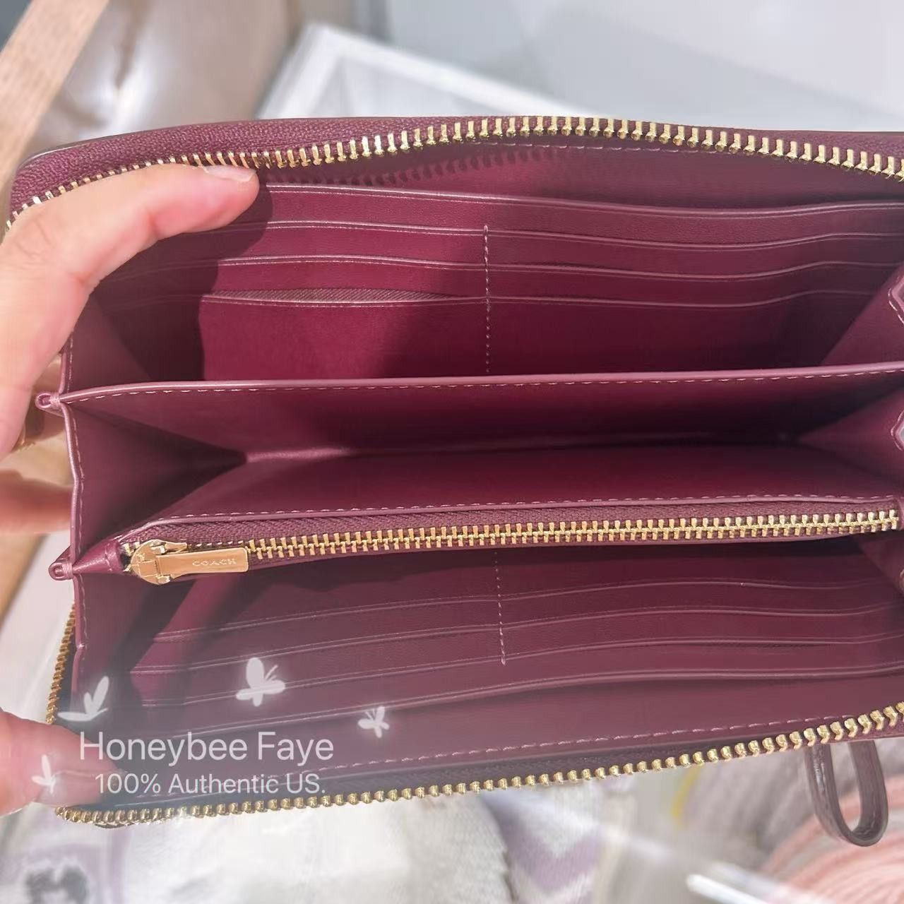 Coach Long Zip Around Wallet CT083 Size ONE SIZE - 4 Thumbnail