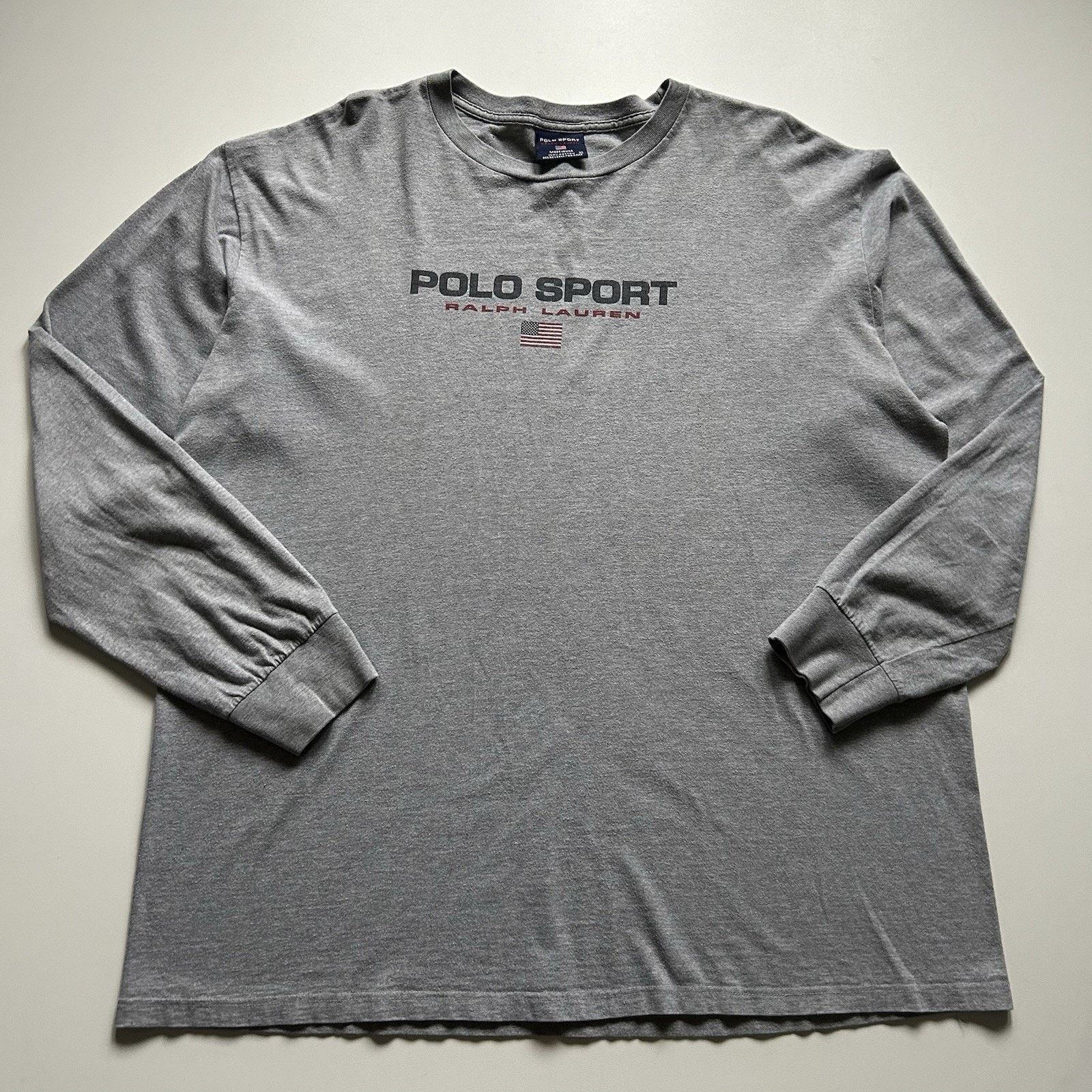 Polo Ralph Lauren Vintage 90s Polo Sport Ralph Lauren Shirt Long Sleeve XL USA Size US XL / EU 56 / 4 - 1 Thumbnail