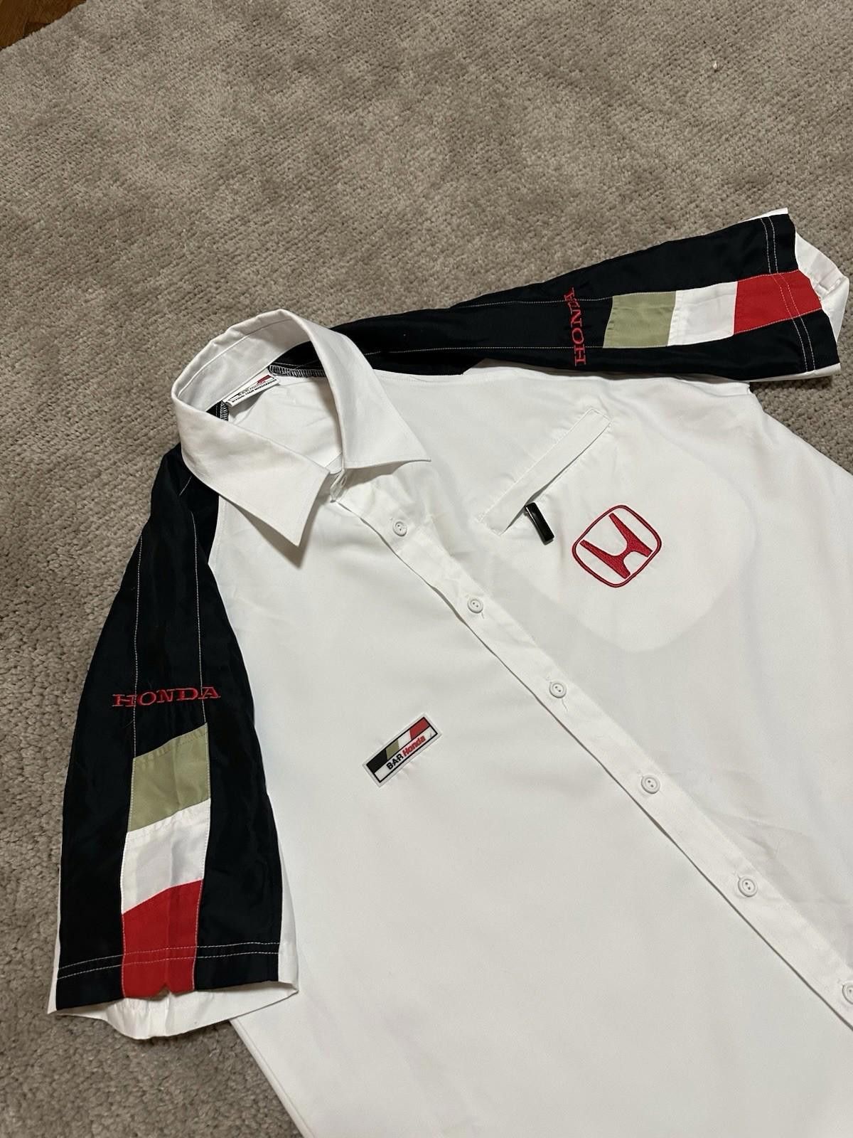 Honda VINTAGE BAR HONDA TEAM F1 RACING SHIRT SZ L Size US L / EU 52-54 / 3 - 4 Thumbnail