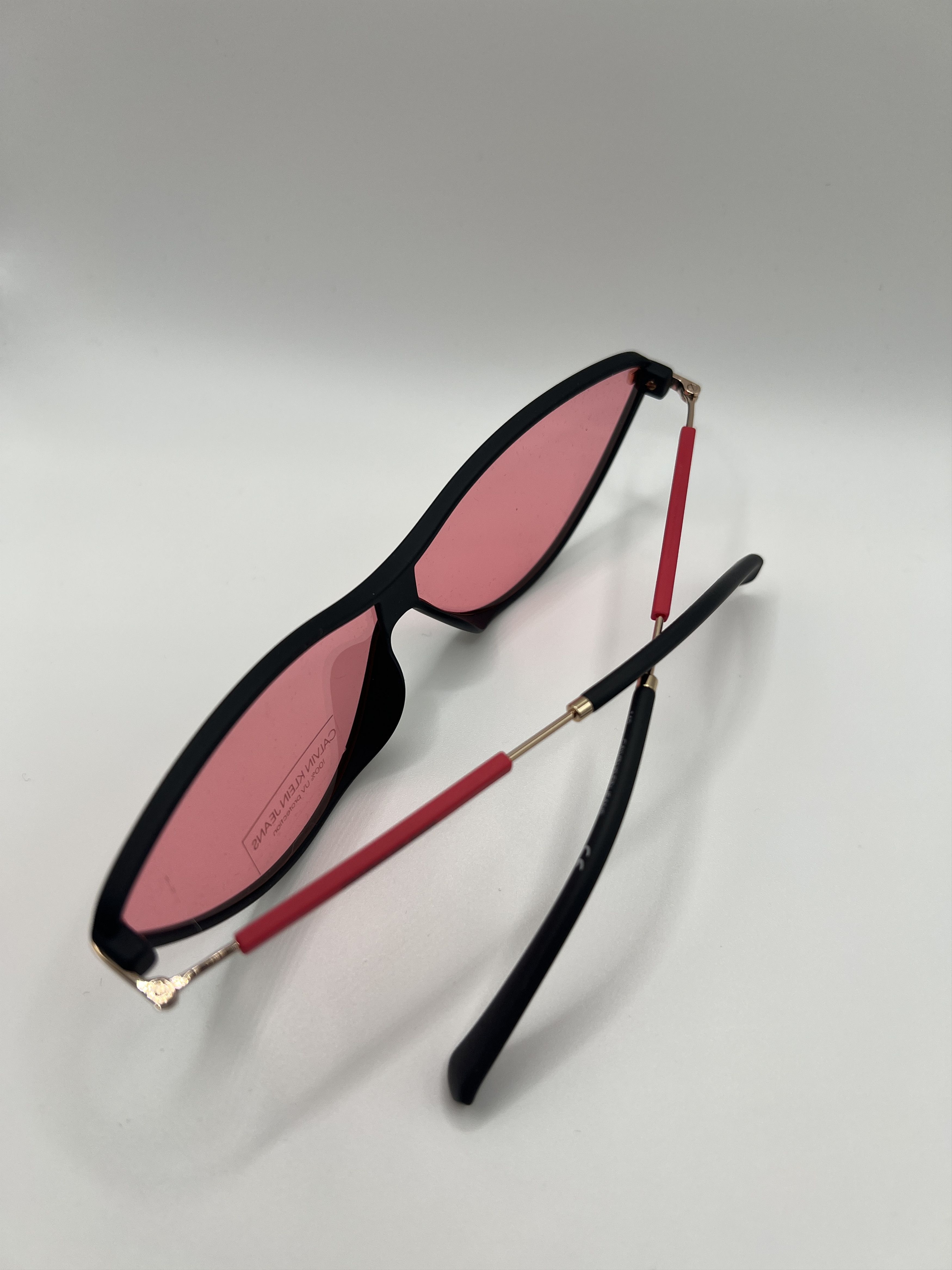 Calvin Klein Calvin Klein Jeans CKJ19702S Cat Eye Sunglasses Pink Lenses Size ONE SIZE - 13 Thumbnail