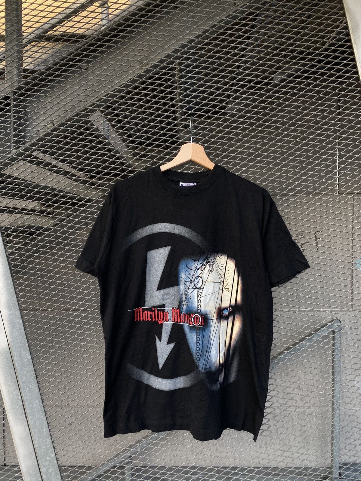Band Tees Vintage 90s Marilyn Manson Boxy Tee Size US L / EU 52-54 / 3 - 1 Thumbnail