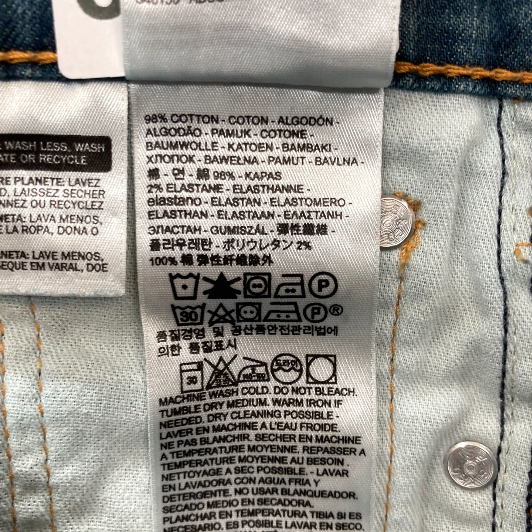 Levi's Levi's 511 Jeans Mens 29x30 Slim Straight Leg Blue Stretch Denim Mid Rise Casual Size US 29 - 5 Thumbnail