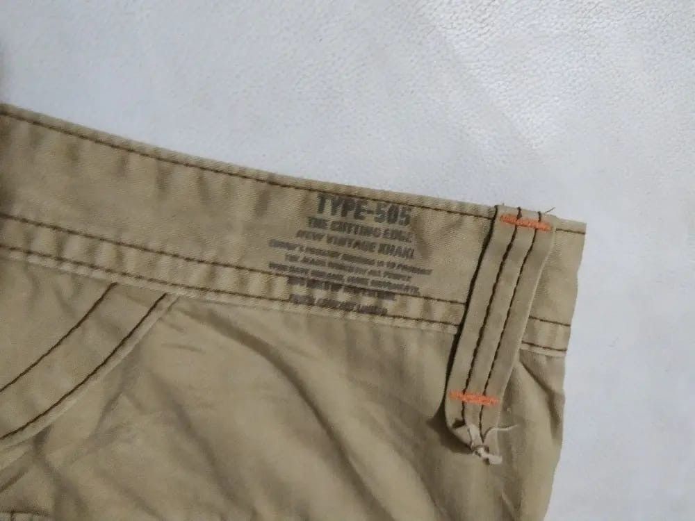 Edwin × Japanese Brand Edwin 505 khaki Cargo pants Nice Design Pocket Tactical Size US 30 / EU 46 - 10 Thumbnail