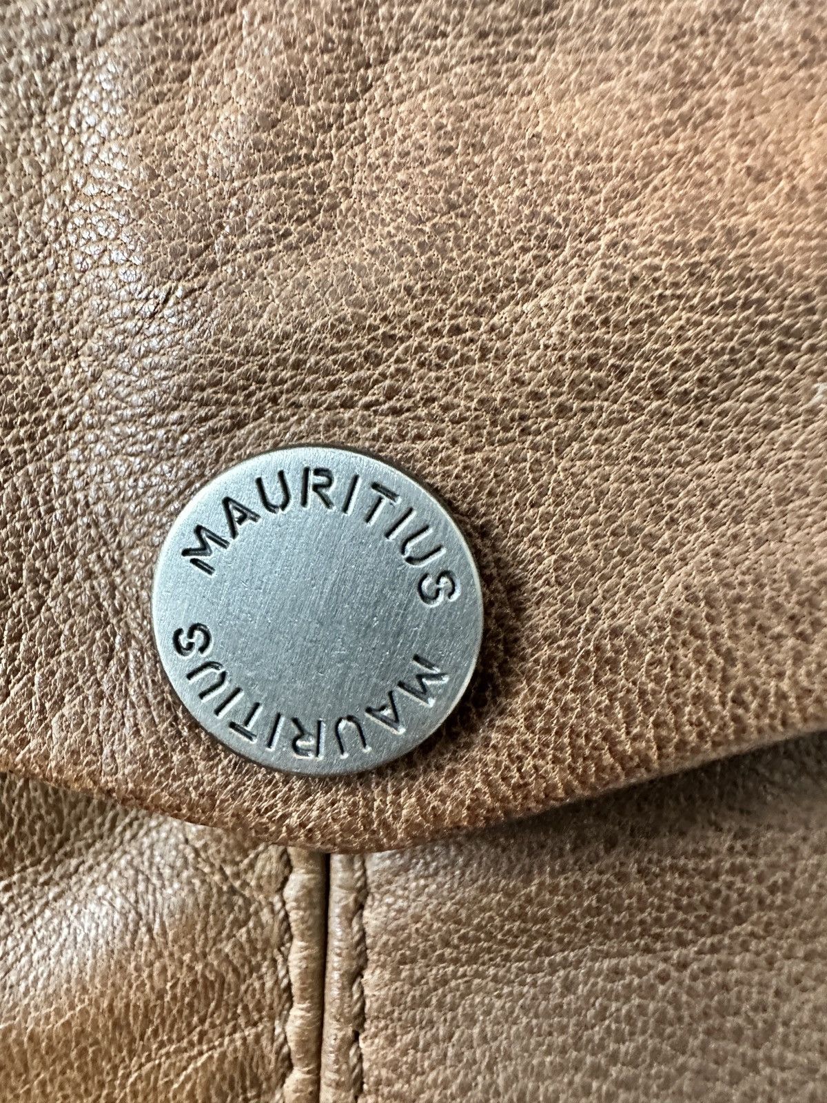 Genuine Leather MAURITIUS Vegetable Tanned Leather Field Jacket Size 54 Size US L / EU 52-54 / 3 - 10 Thumbnail