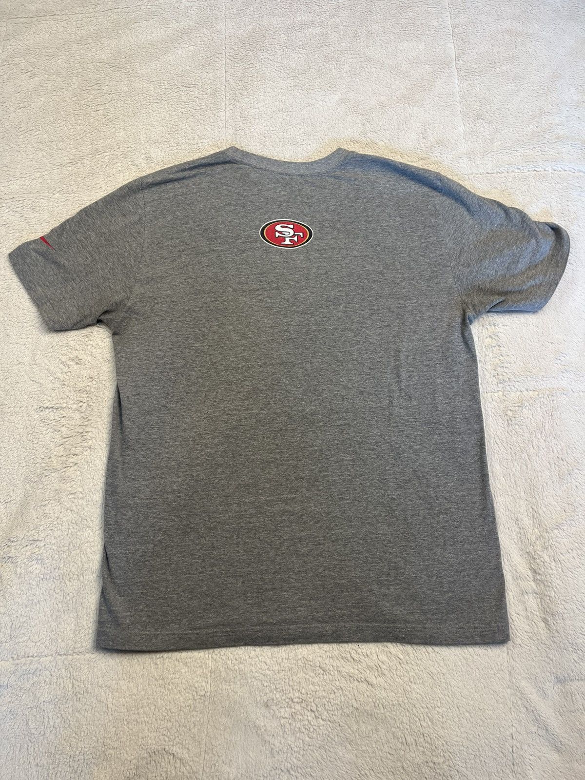 Nike Nike NFL San Francisco 49ers Jim Harbaugh Graphic T Shirt Size US L / EU 52-54 / 3 - 4 Thumbnail
