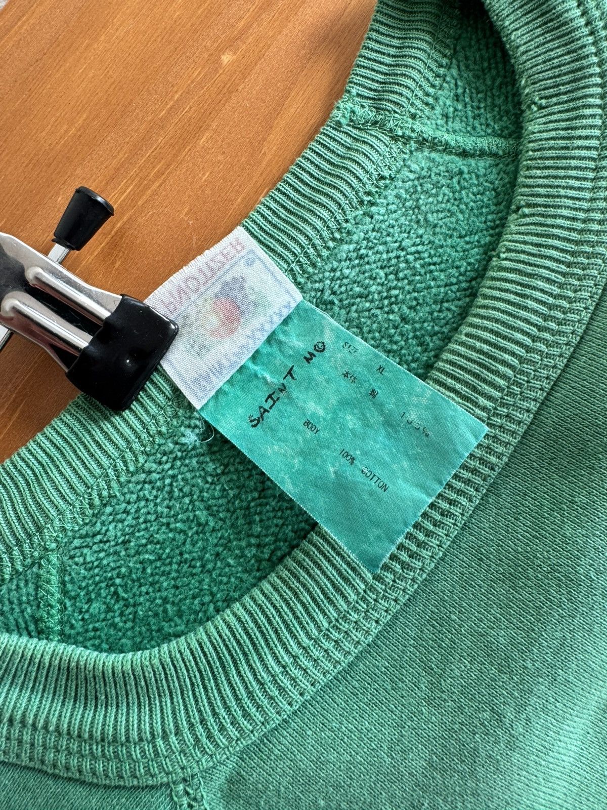 Saint Michael Saint Michael Green Saint Angel Crewneck Sweatshirt Size US XL / EU 56 / 4 - 6 Thumbnail