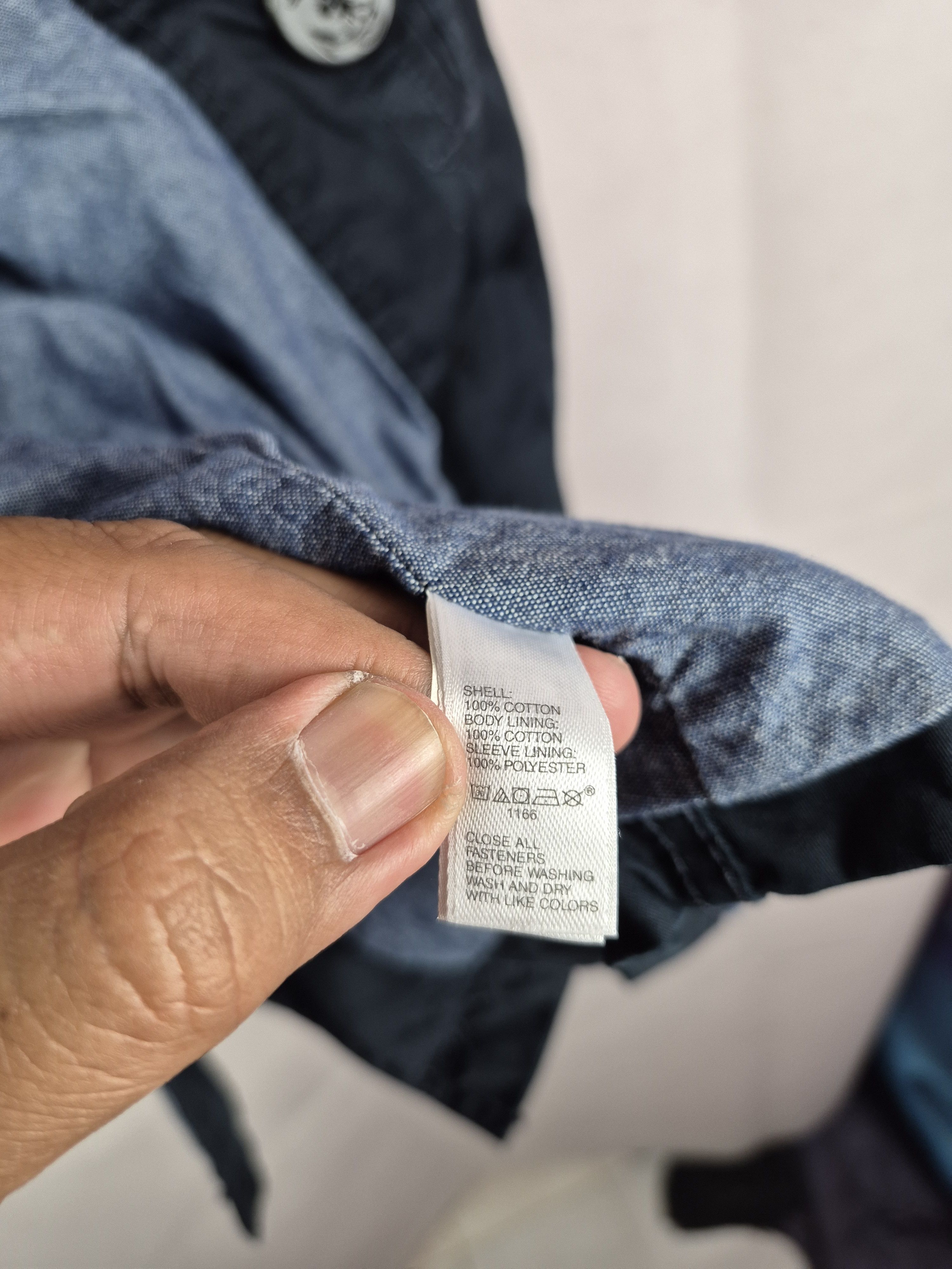 Gap 🔥 GAP True Navy Spring Waxed Parka Jacket Size US L / EU 52-54 / 3 - 10 Thumbnail