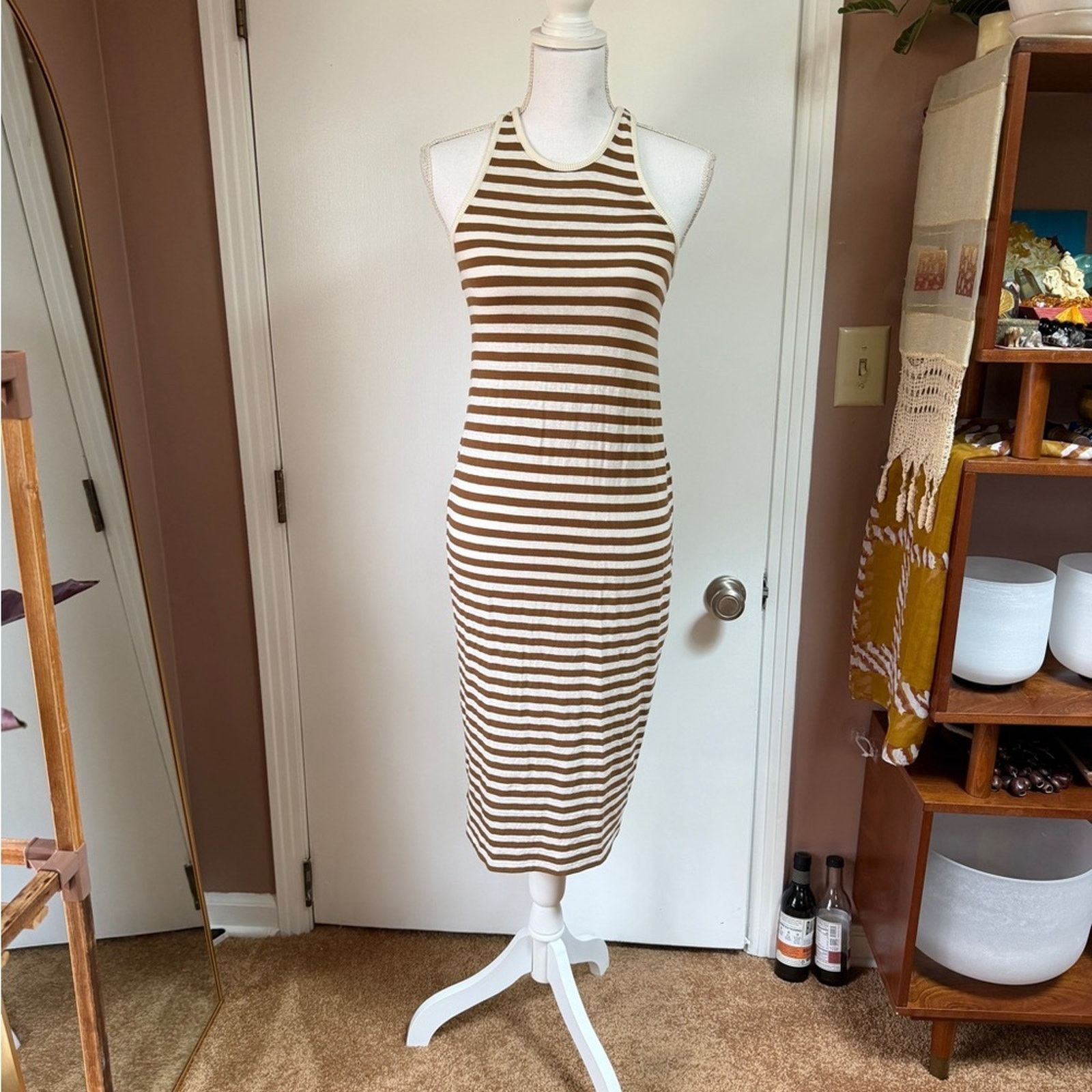 Lou & Grey Striped Racerback Dress Size S / US 4 / IT 40 - 1 Thumbnail