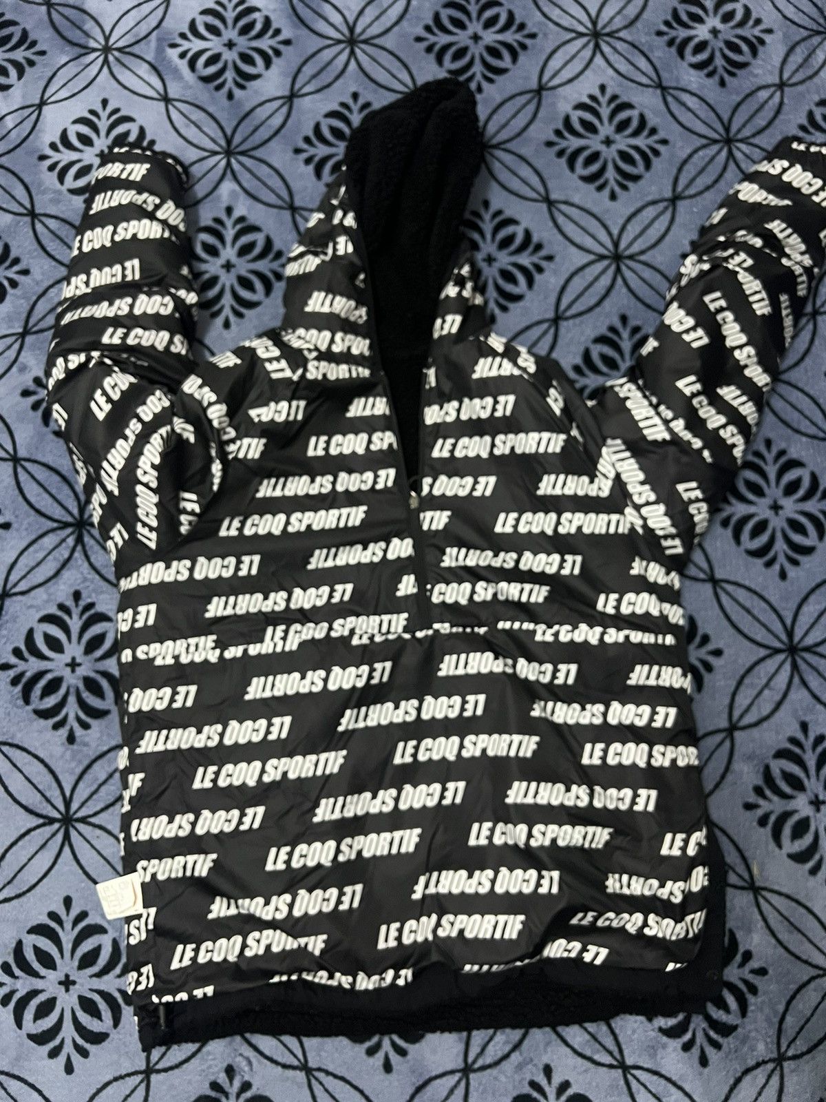 Le Coq Sportif × Vintage Le Coq Sportif - Hoodie Fleece sweatshirt Size US L / EU 52-54 / 3 - 18 Thumbnail