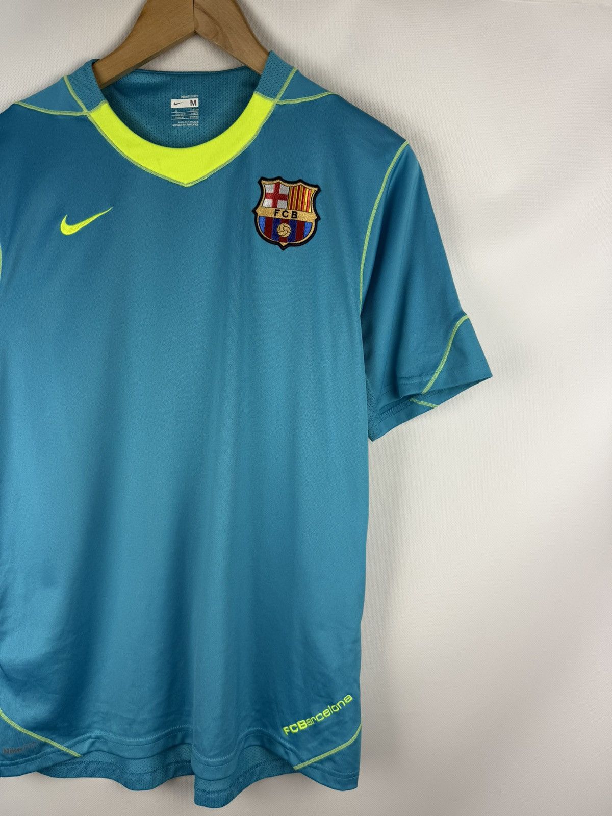 Nike Nike FC Barcelona 2007-08 Training Soccer Jersey Shirt Size US M / EU 48-50 / 2 - 3 Thumbnail