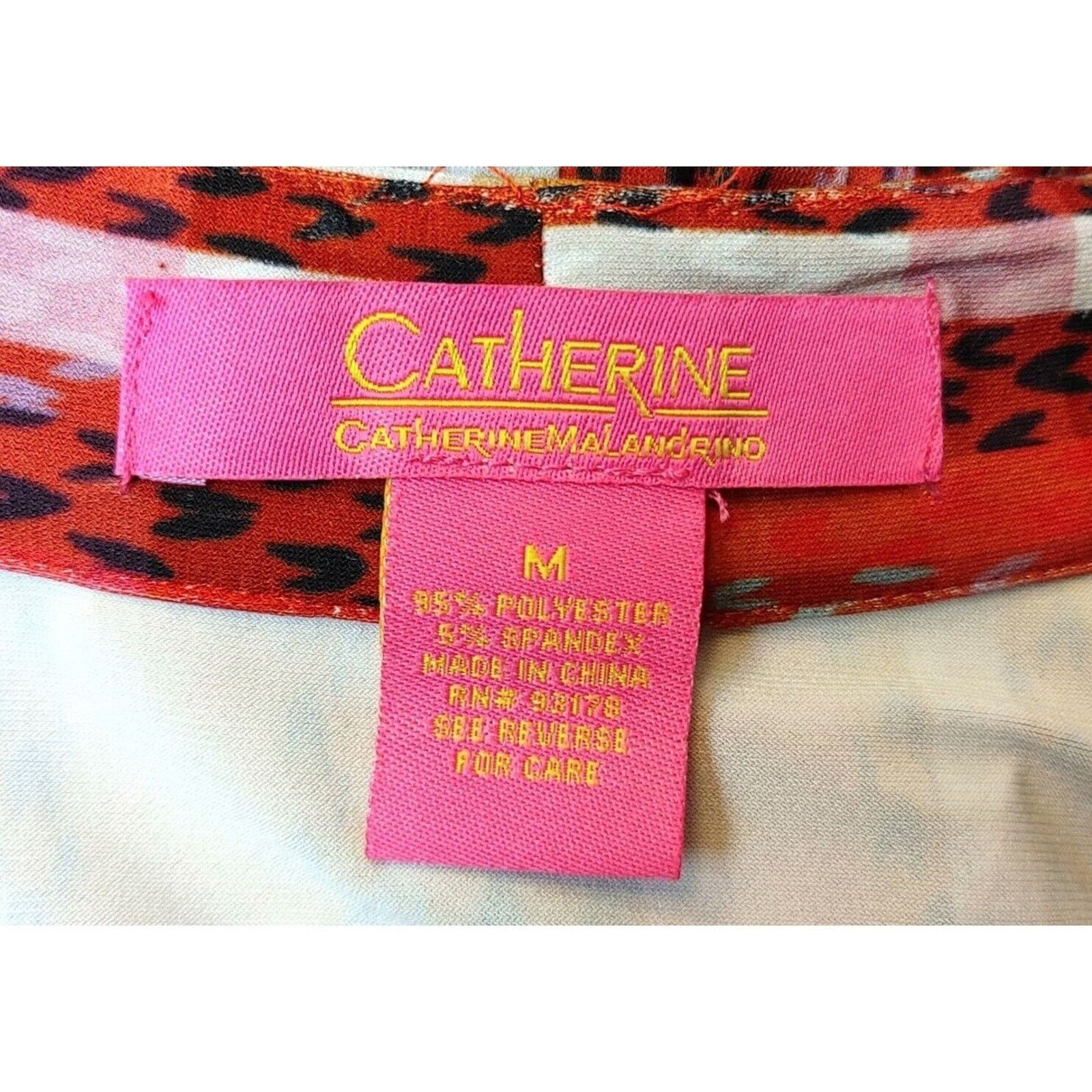 Other CATHERINE By CATHERINE MALANDRINO Womens M Multi Striped V-N Size M / US 6-8 / IT 42-44 - 3 Thumbnail