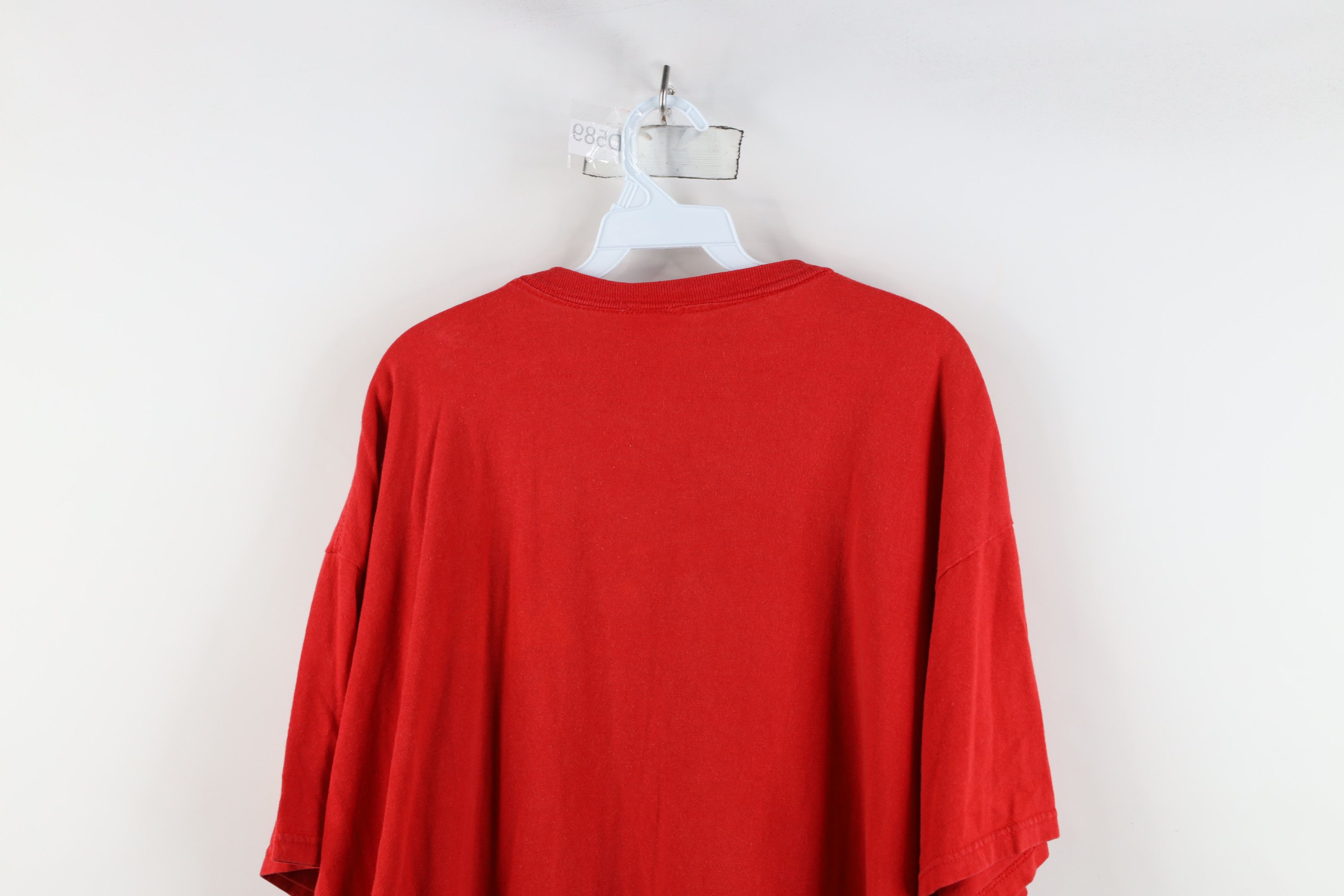 Majestic × Vintage Vintage 90s Majestic New Jersey Devils Hockey T-Shirt Red Size US XXL / EU 58 / 5 - 12 Thumbnail