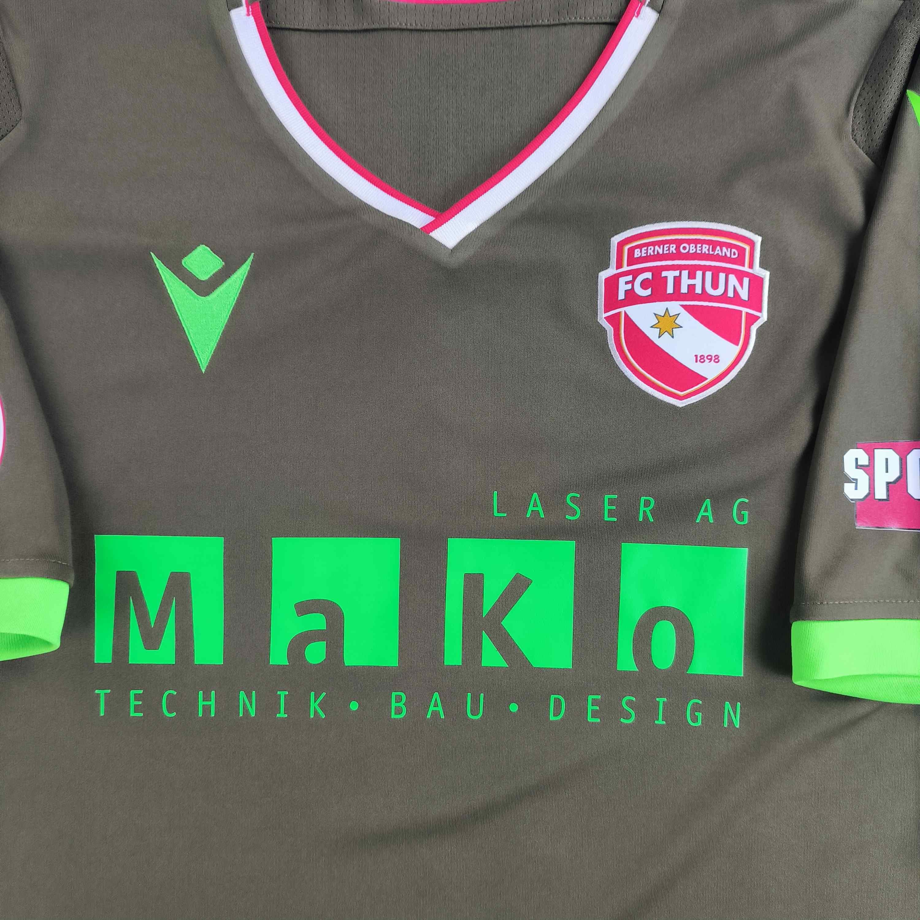 Macron FC Thun 2020-21 Macron away #3 football jersey size M Size US M / EU 48-50 / 2 - 3 Thumbnail