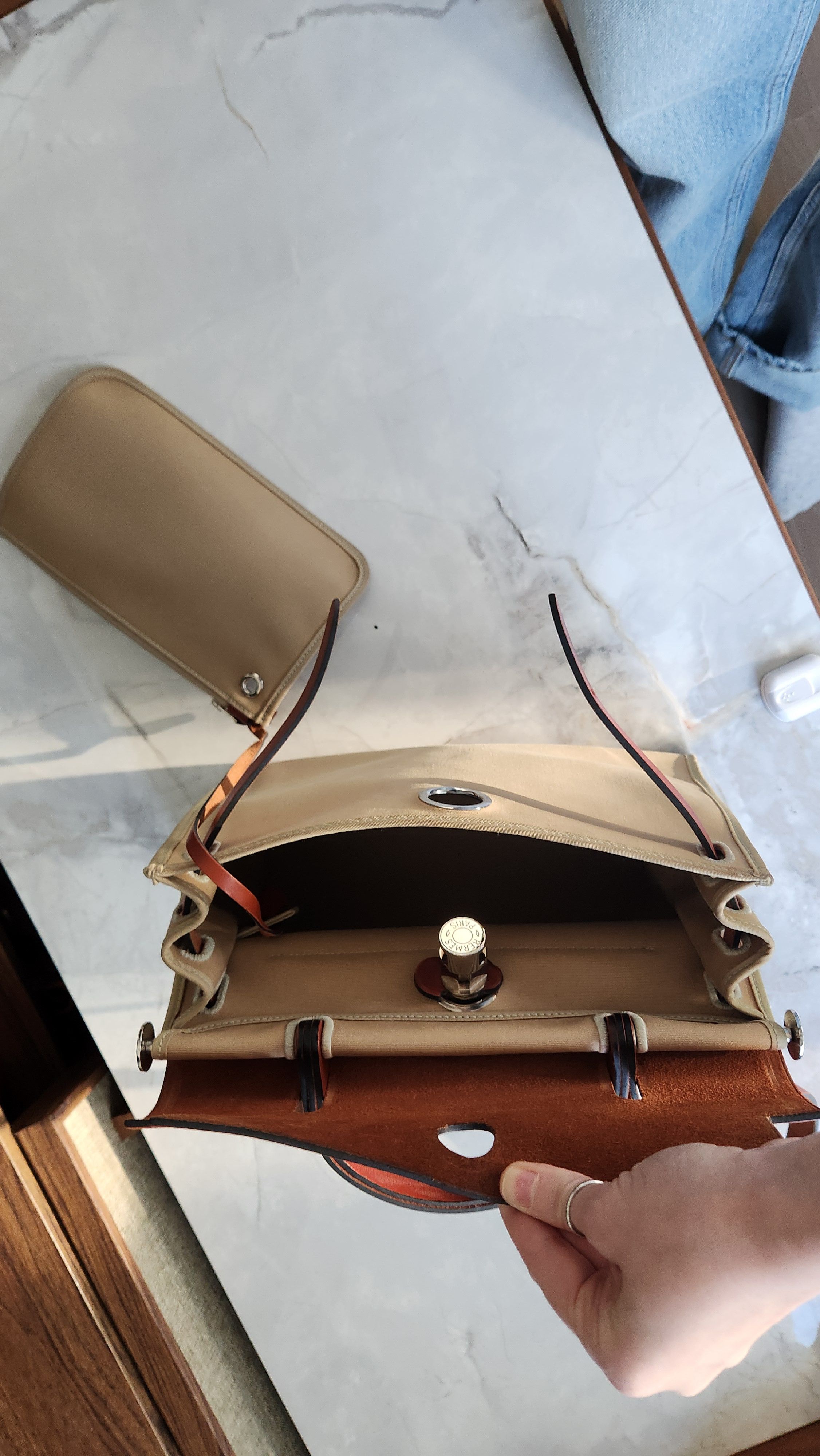 Hermes Herbag 31 zip Size ONE SIZE - 6 Thumbnail
