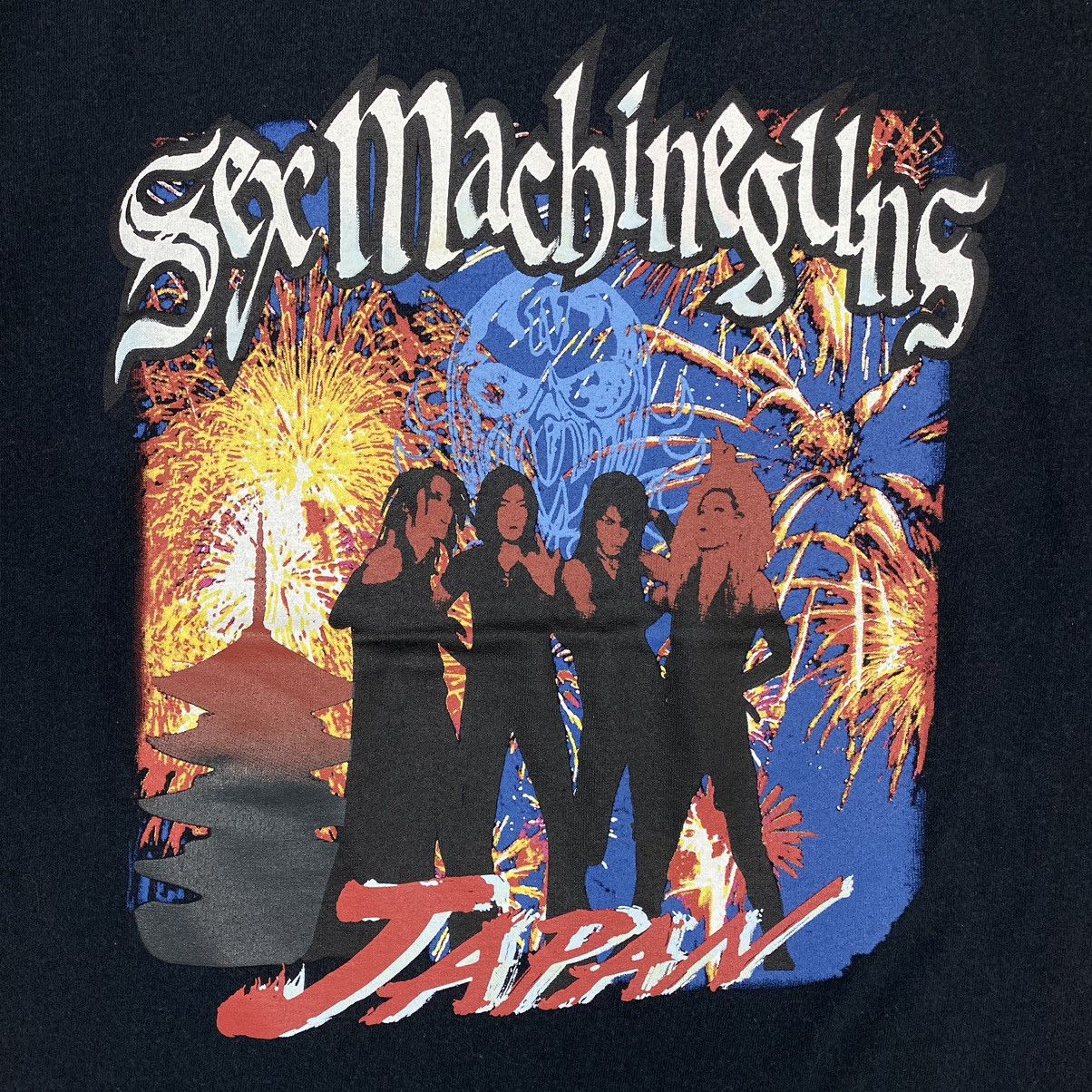 Band Tees × Vintage VINTAGE SEX MACHINEGUNS JAPANESE HEAVY METAL BAND TOUR TEE Size US M / EU 48-50 / 2 - 3 Thumbnail