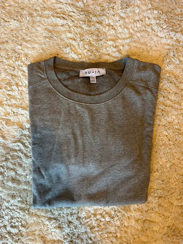 Other Nu-in Oversized Half Sleeve Sweatshirt - marl grey (S-M) Size US M / EU 48-50 / 2 - 2 Thumbnail