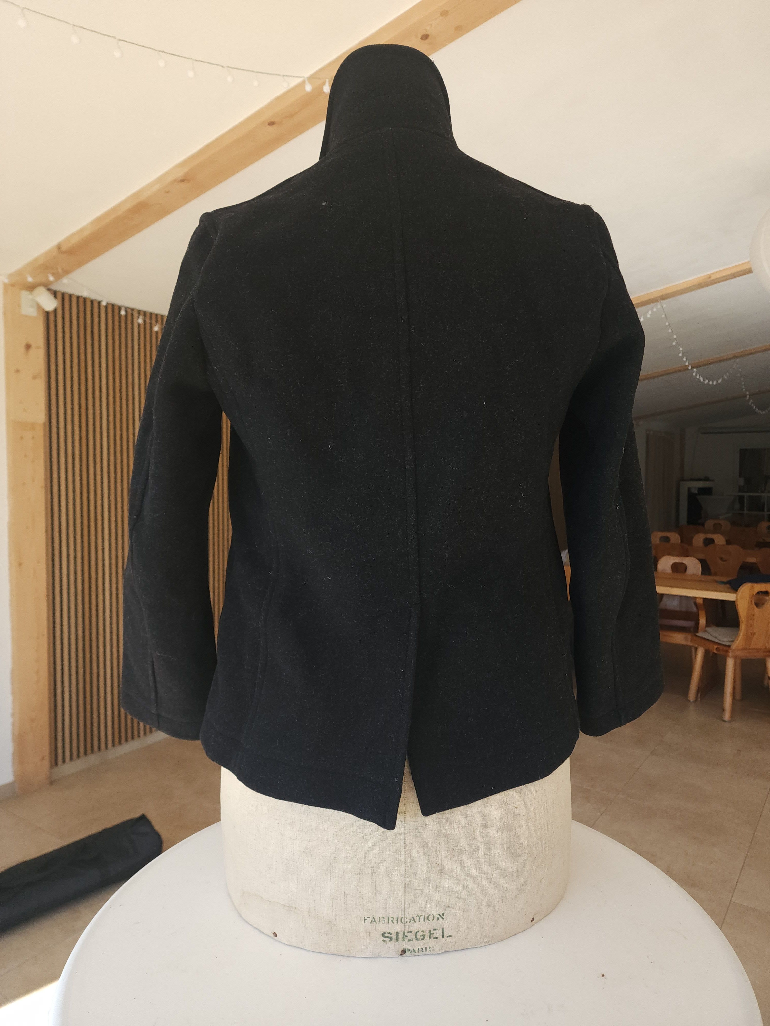 Beams Plus High-Quality Wool Coat by BEAMS – Double-Breasted, Size S/M Size US M / EU 48-50 / 2 - 7 Thumbnail