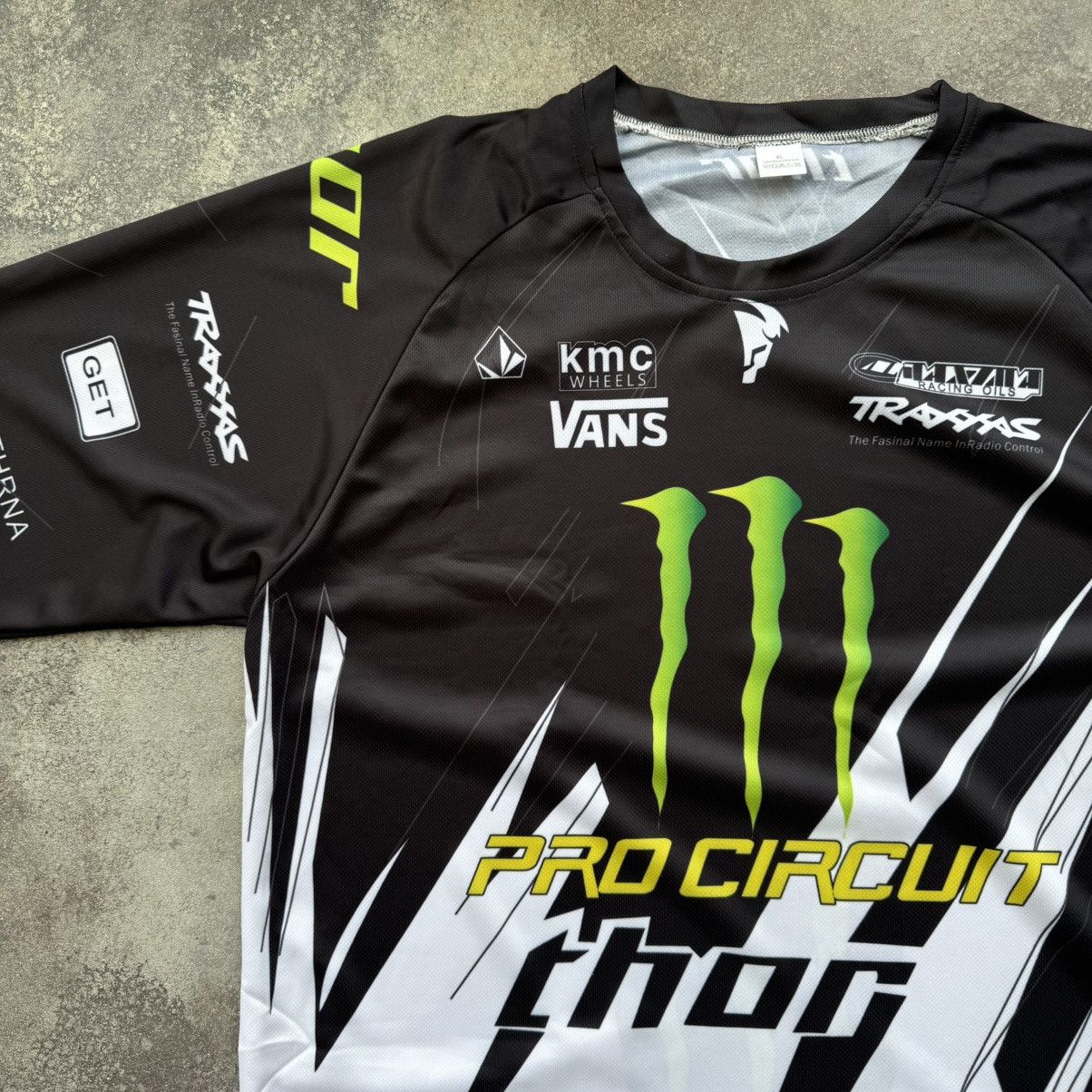 A$AP Rocky Monster Energy Vintage Y2K ASAP Rocky Style Racing Jersey Size US XL / EU 56 / 4 - 3 Thumbnail