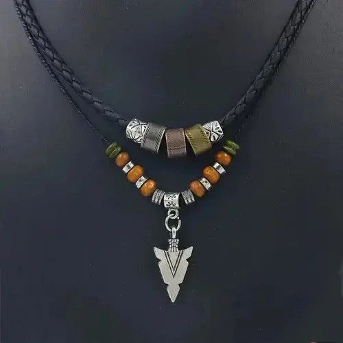 Vintage Vintage Layer Tribal Arrow Pendant Necklace Size ONE SIZE - 3 Thumbnail