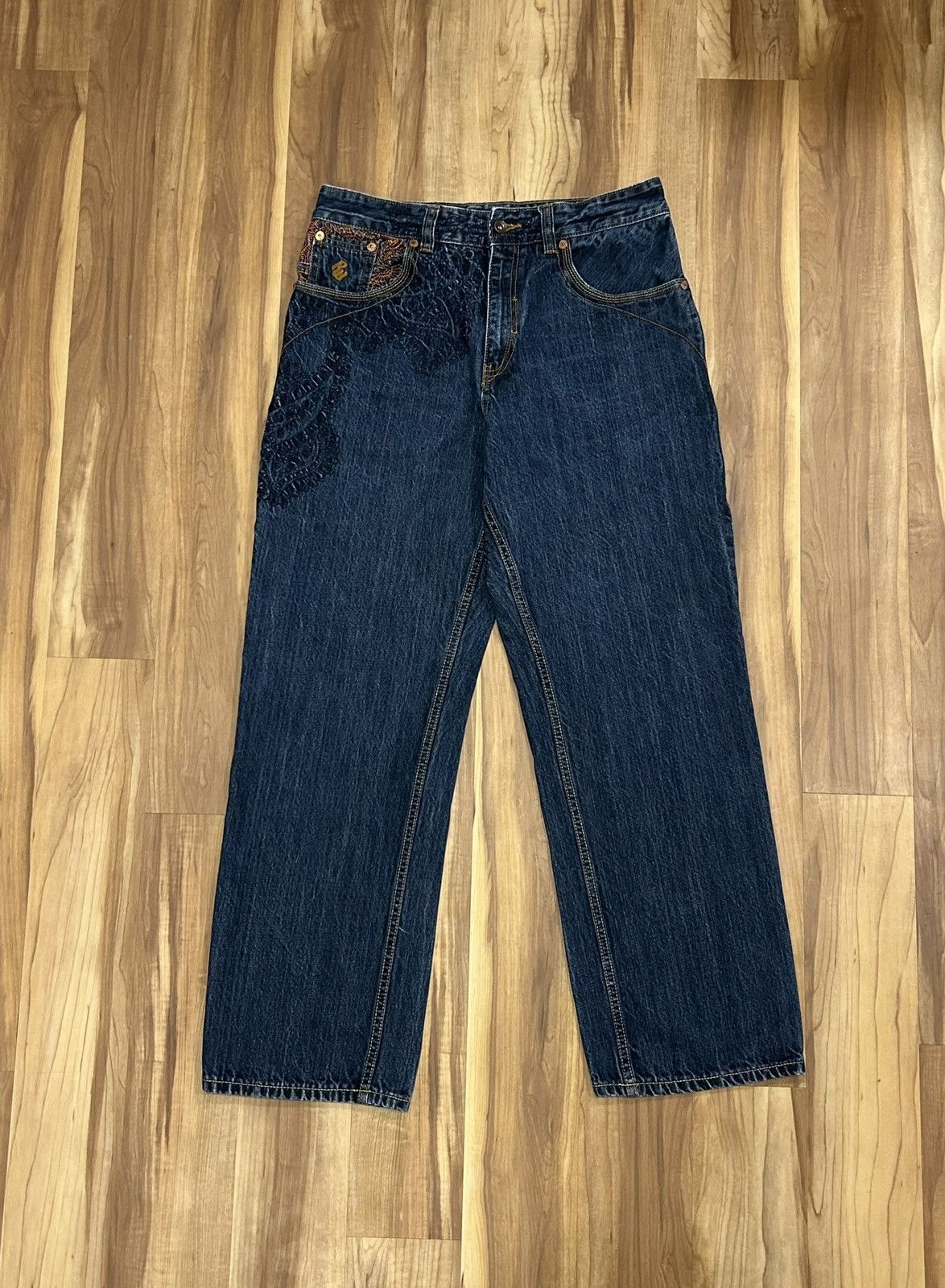 Rocawear Rocawear Paisley Embroidery Jeans Size US 36 / EU 52 - 3 Thumbnail