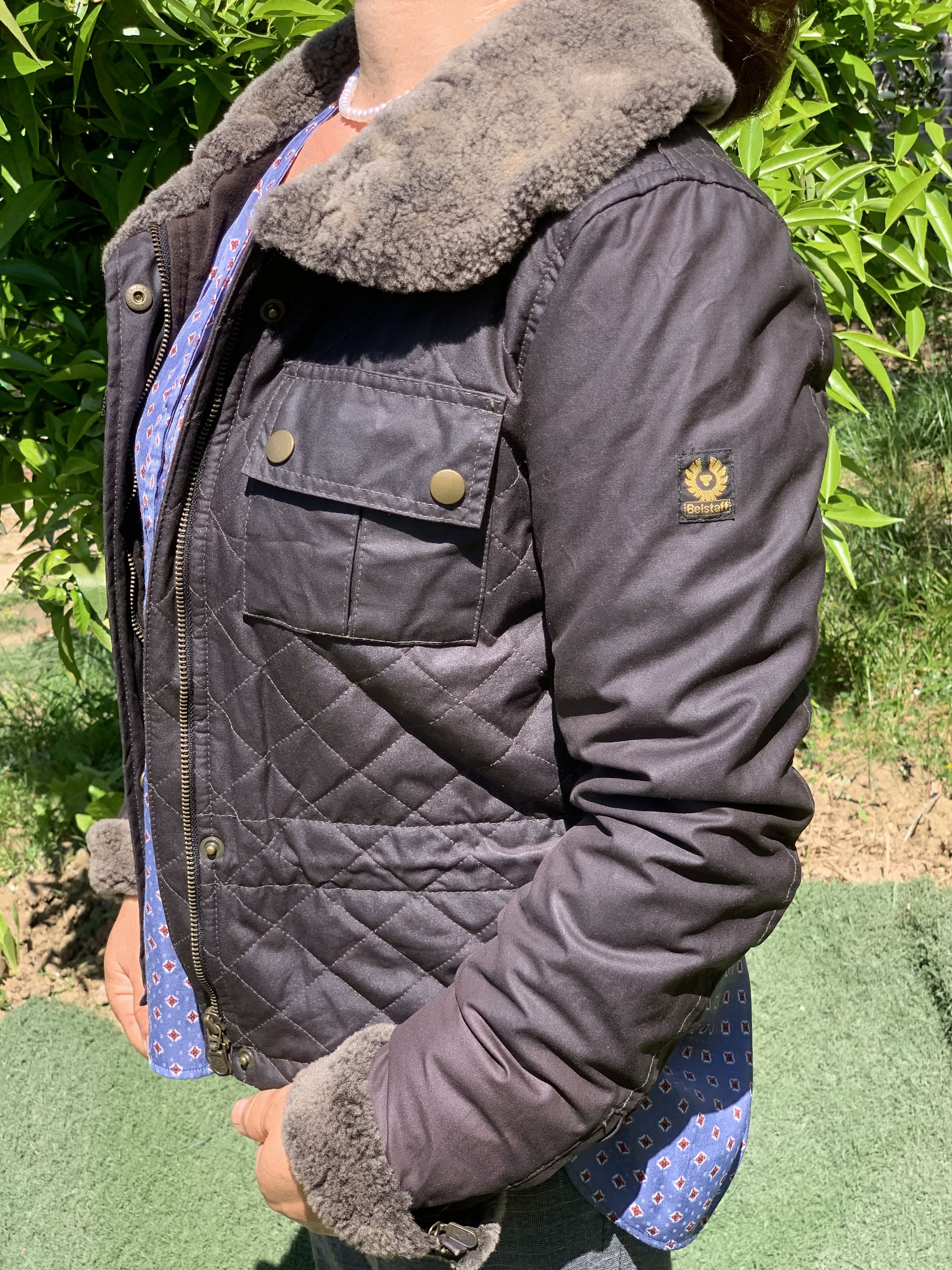 Belstaff Wax 85 Anniversary Gold Label Light Fur Size 40 S
