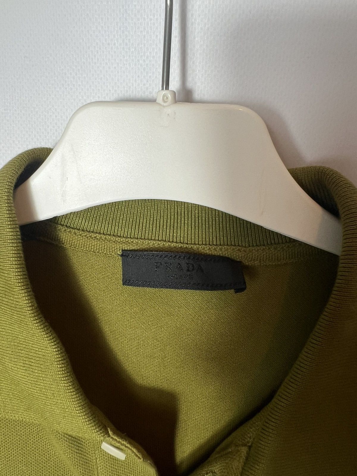 Prada Vintage luxury designer Prada Red Tab Green T-shirt Size S Size US S / EU 44-46 / 1 - 5 Thumbnail