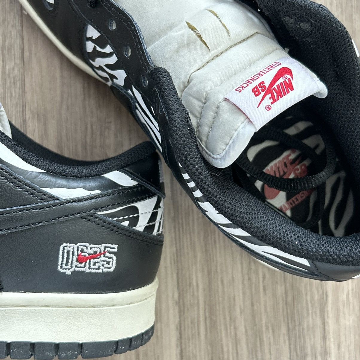 Nike × Quartersnacks 2021 Nike SB Quartersnacks Dunk Low Pro sz 8M Size US 8 / EU 41 - 3 Thumbnail