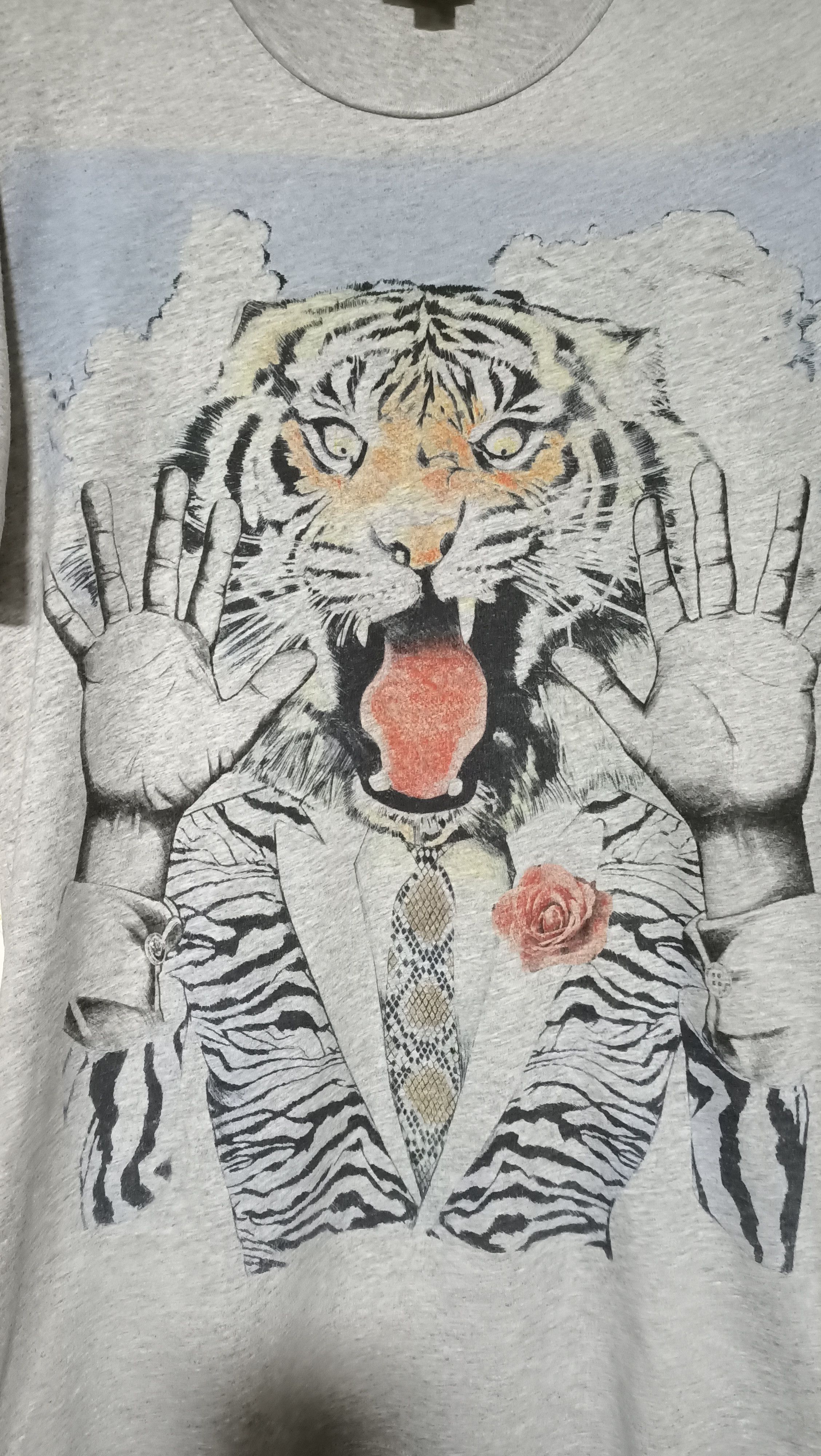 Diesel × Vintage Diesel vintage Run way Tiger t shirt Size US S / EU 44-46 / 1 - 2 Thumbnail