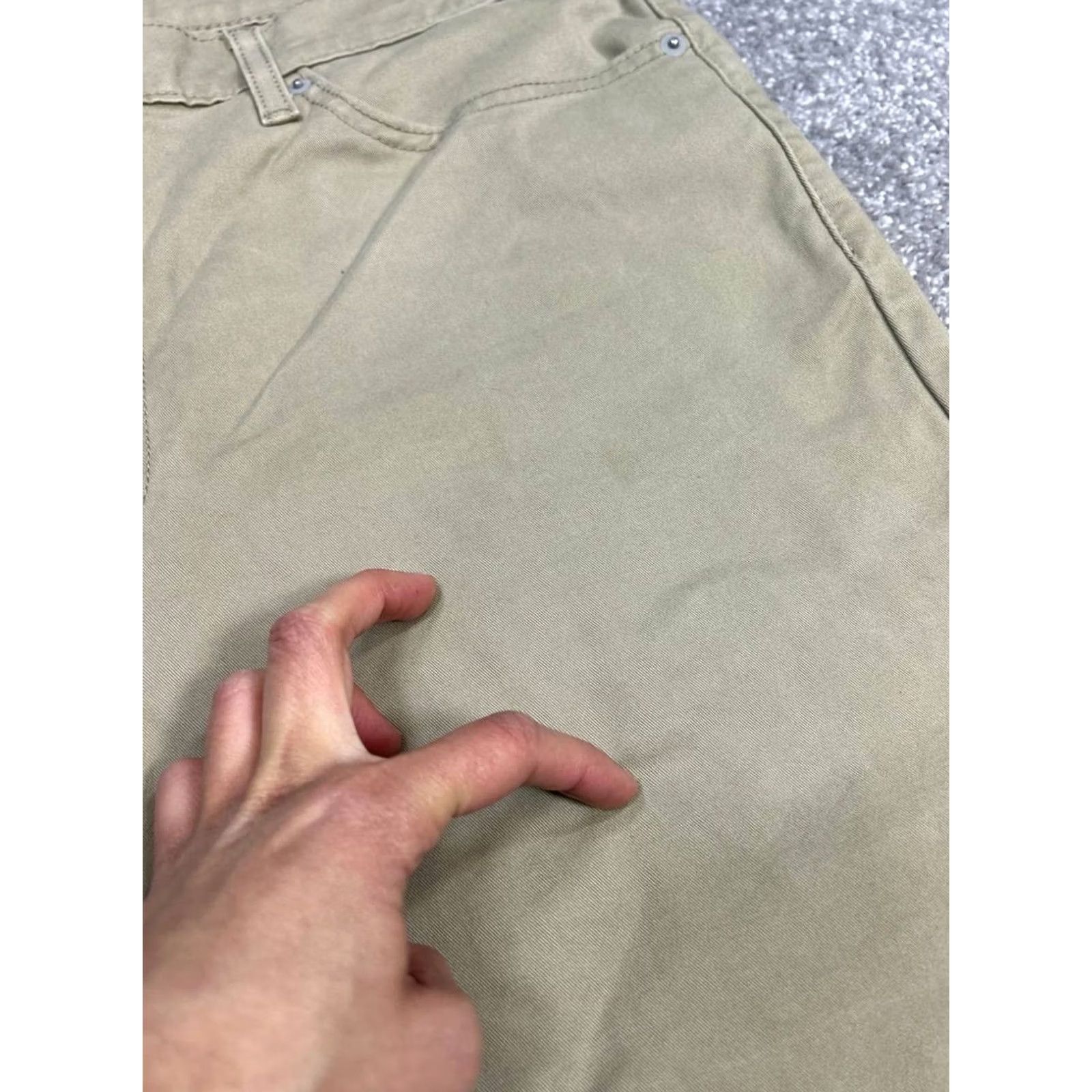 Levi's Levi's 541 Pants Men 36 Beige Cotton Polyester Elastane Athletic Tapered Leg Chino Streetwear Size US 36 / EU 52 - 6 Thumbnail