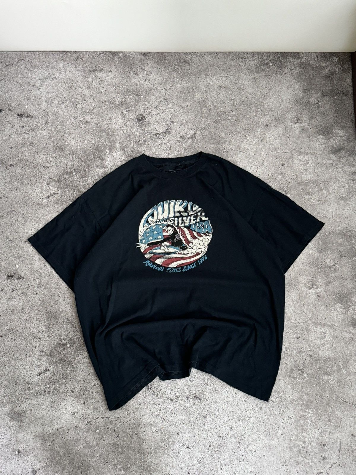 Quiksilver × Vintage Vintage Quiksilver Y2K oversized t-shirt Size US XXL / EU 58 / 5 - 1 Thumbnail