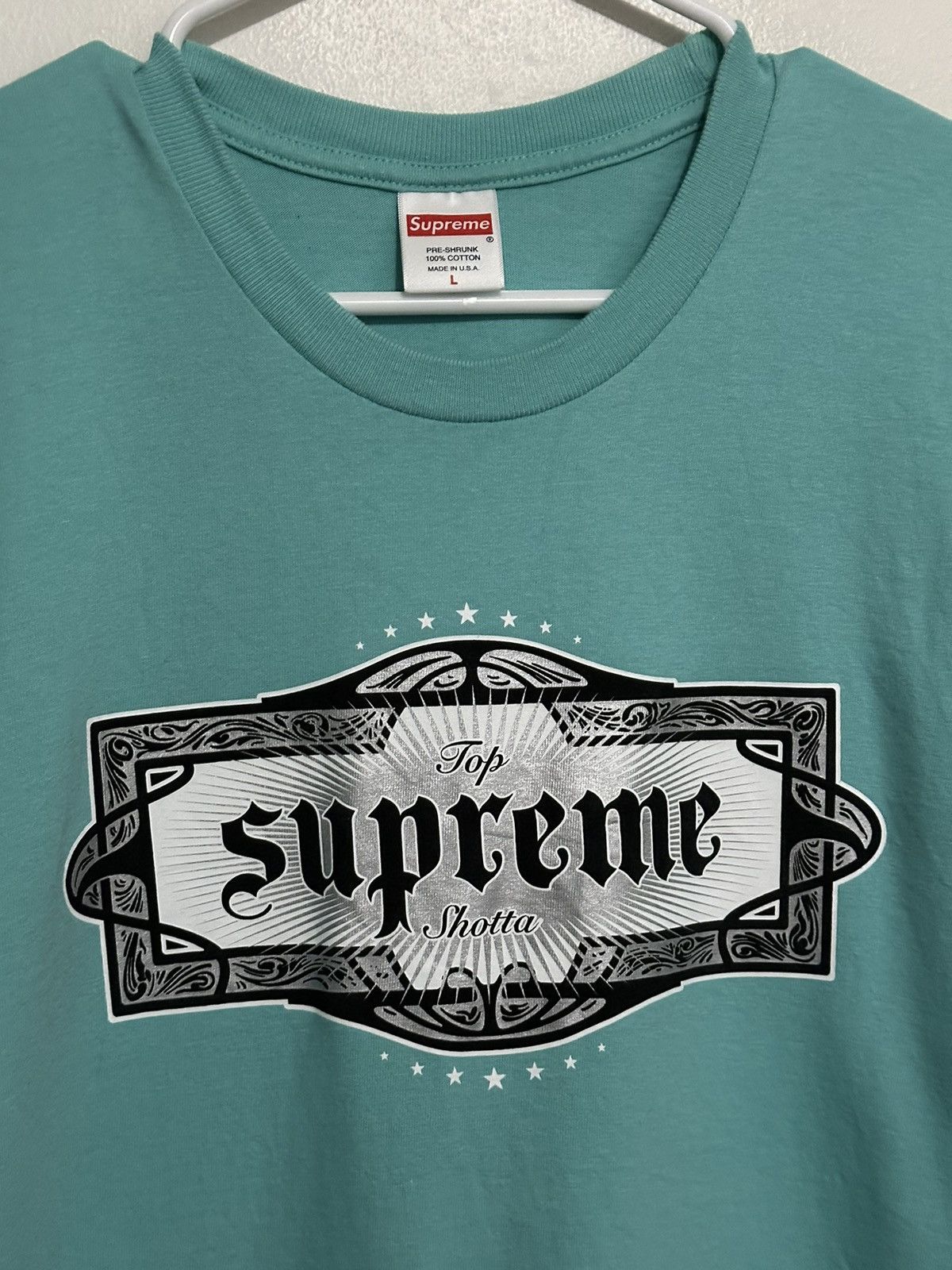 Supreme Supreme Top Shotta Tee Size US L / EU 52-54 / 3 - 2 Thumbnail