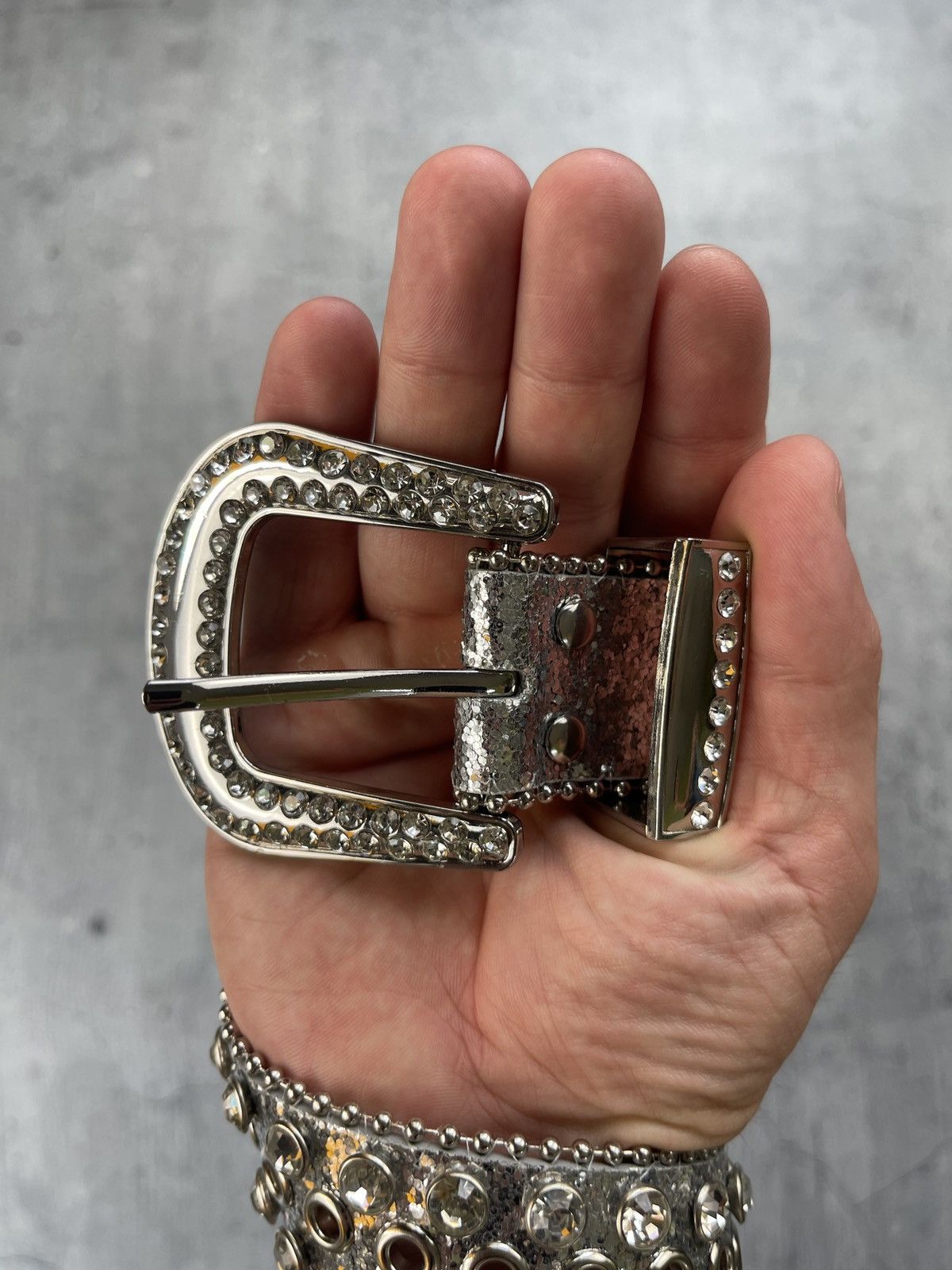 Japanese Brand B. B. Simon Style Vintage 90s Japanese opium Rock Y2K belt Size ONE SIZE - 6 Thumbnail