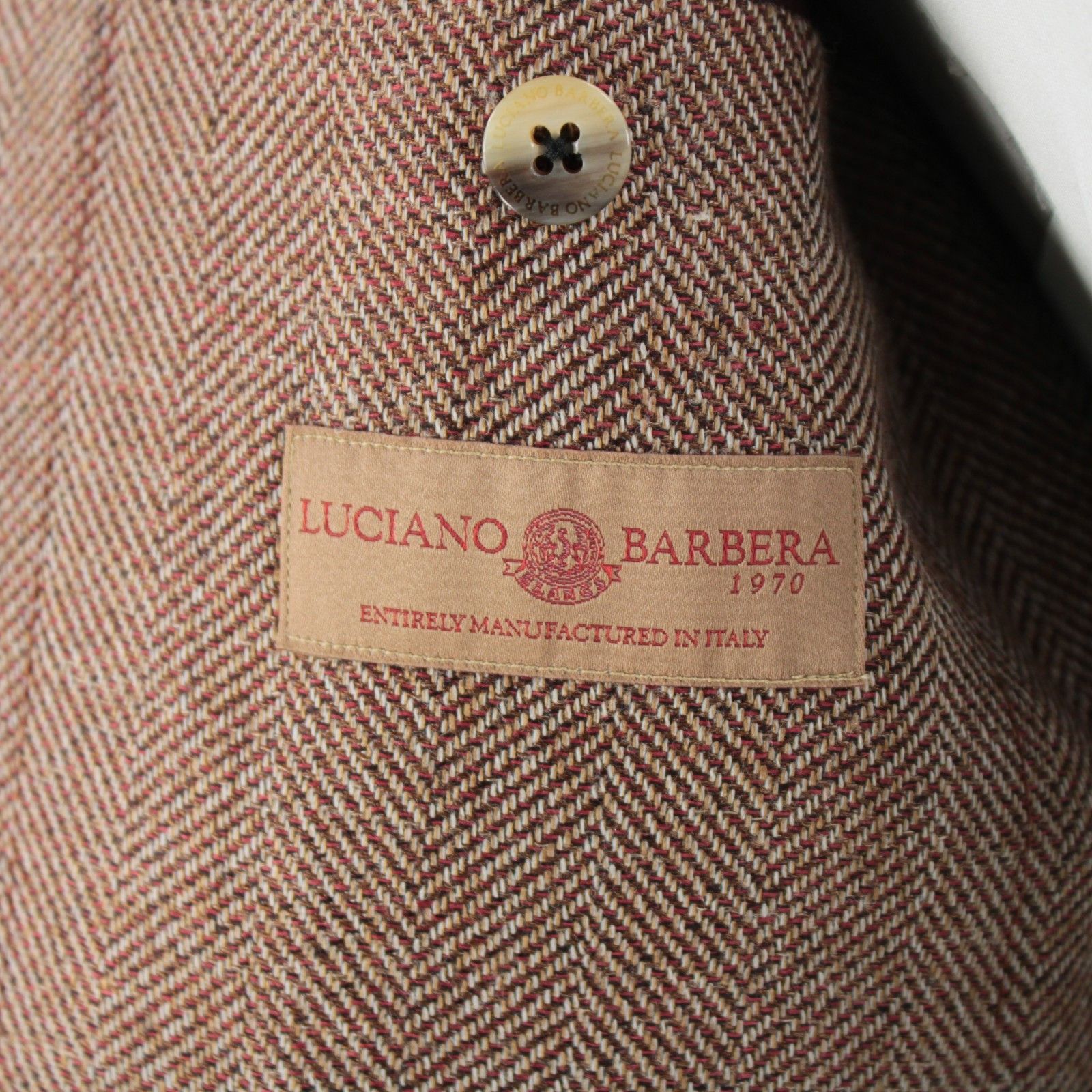 Luciano Barbera Luciano Barbera Sport Coat Size 38 US in Brown Size 38R - 7 Thumbnail