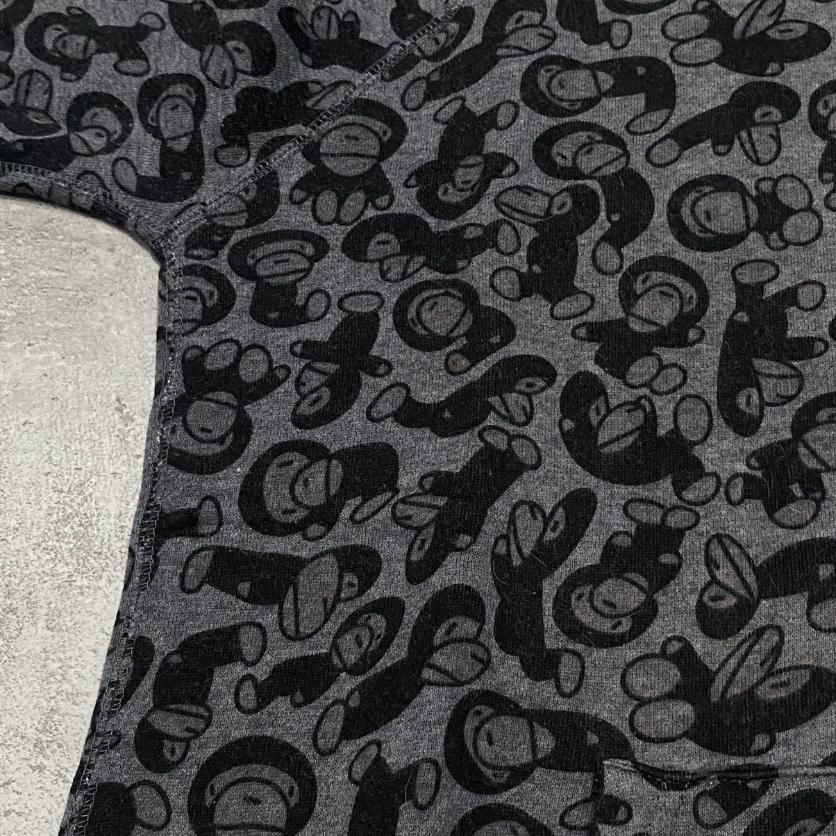 Bape Baby Milo Print Dark Gray Hoodie Size S / US 4 / IT 40 - 3 Thumbnail
