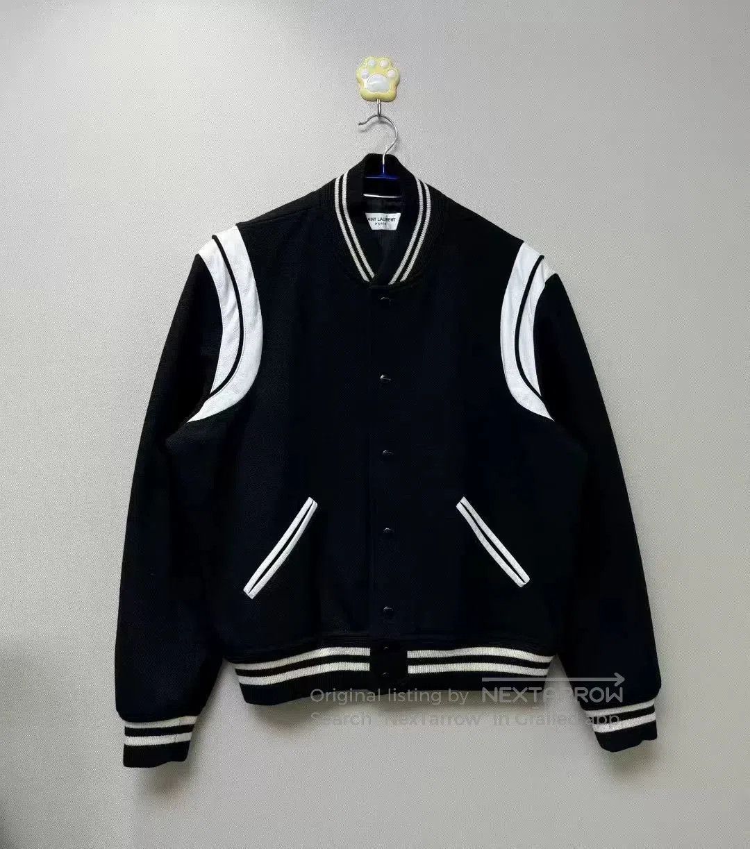 Saint Laurent Paris saint laurent black and white varsity jacket. Size US L / EU 52-54 / 3 - 1 Thumbnail
