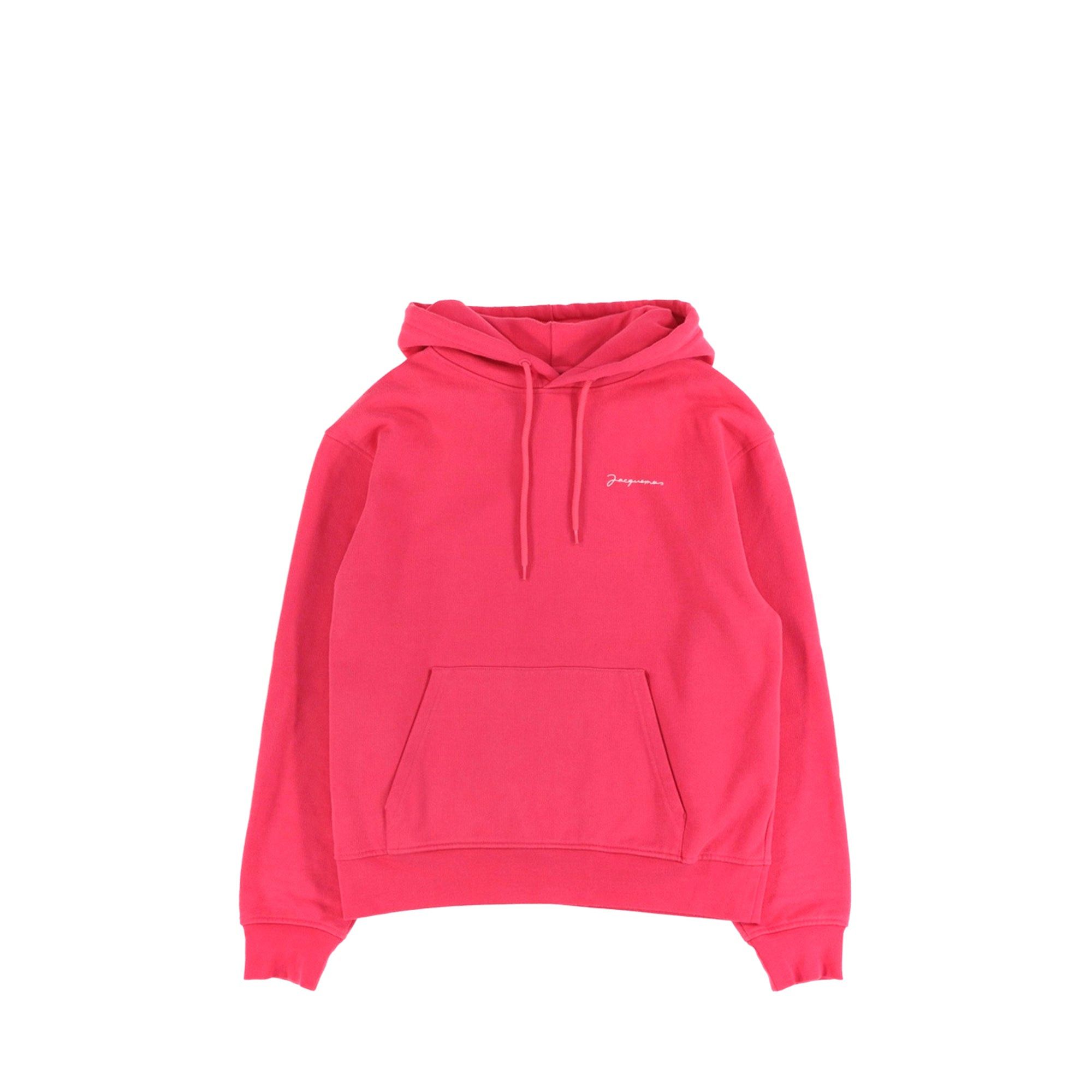 Jacquemus JACQUEMUS - The Jacquemus embroidered sweatshirt in pink cotton (XL) Size XL / US 12-14 / IT 48-50 - 1 Thumbnail