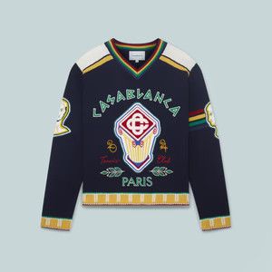 o1mle0326 Fraternity Jumper Sweater in Multicolor