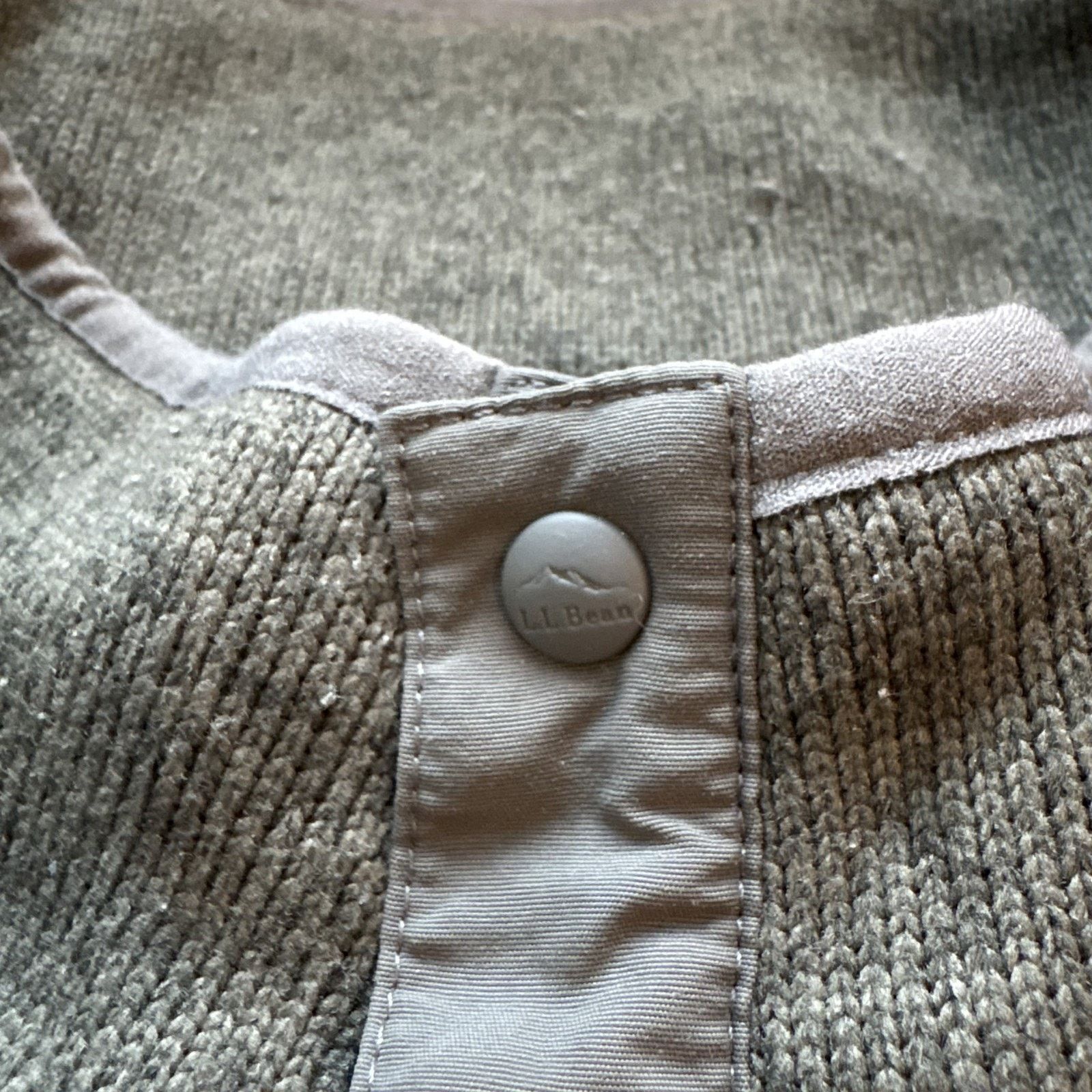 L.L. Bean L.L.Bean Men's Fleece Pullover Snap Mock Neck XXL Tall Size US XXL / EU 58 / 5 - 5 Thumbnail