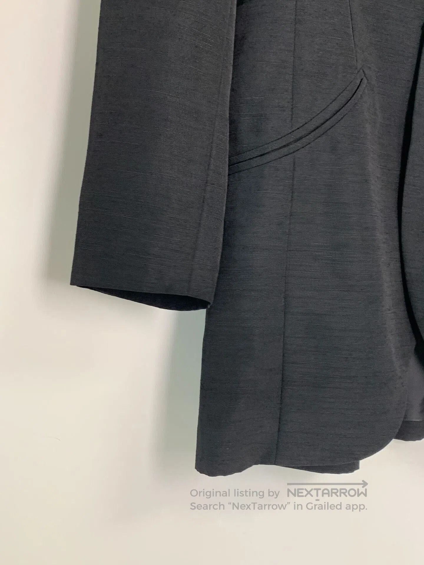 Kansai Yamamoto Asymmetrical Embroidered Jacket by Kansai Yamamoto. Size M / US 6-8 / IT 42-44 - 6 Thumbnail