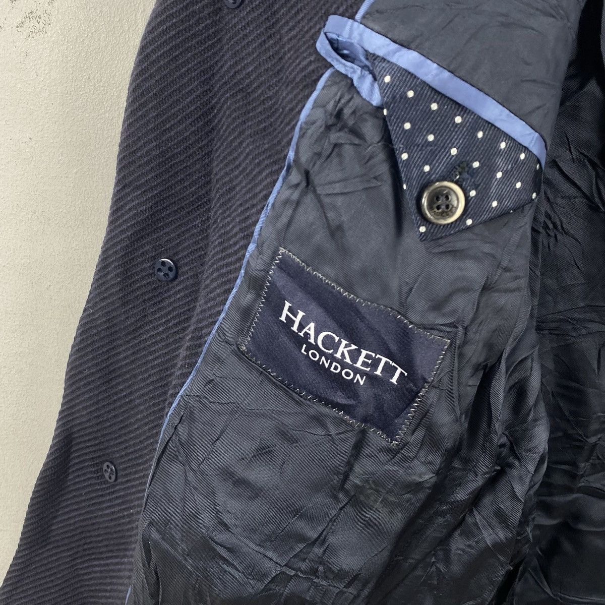 Hackett Vintage HACKETT LONDON Long Coat Jacket Classic Tailored Size US S / EU 44-46 / 1 - 10 Thumbnail