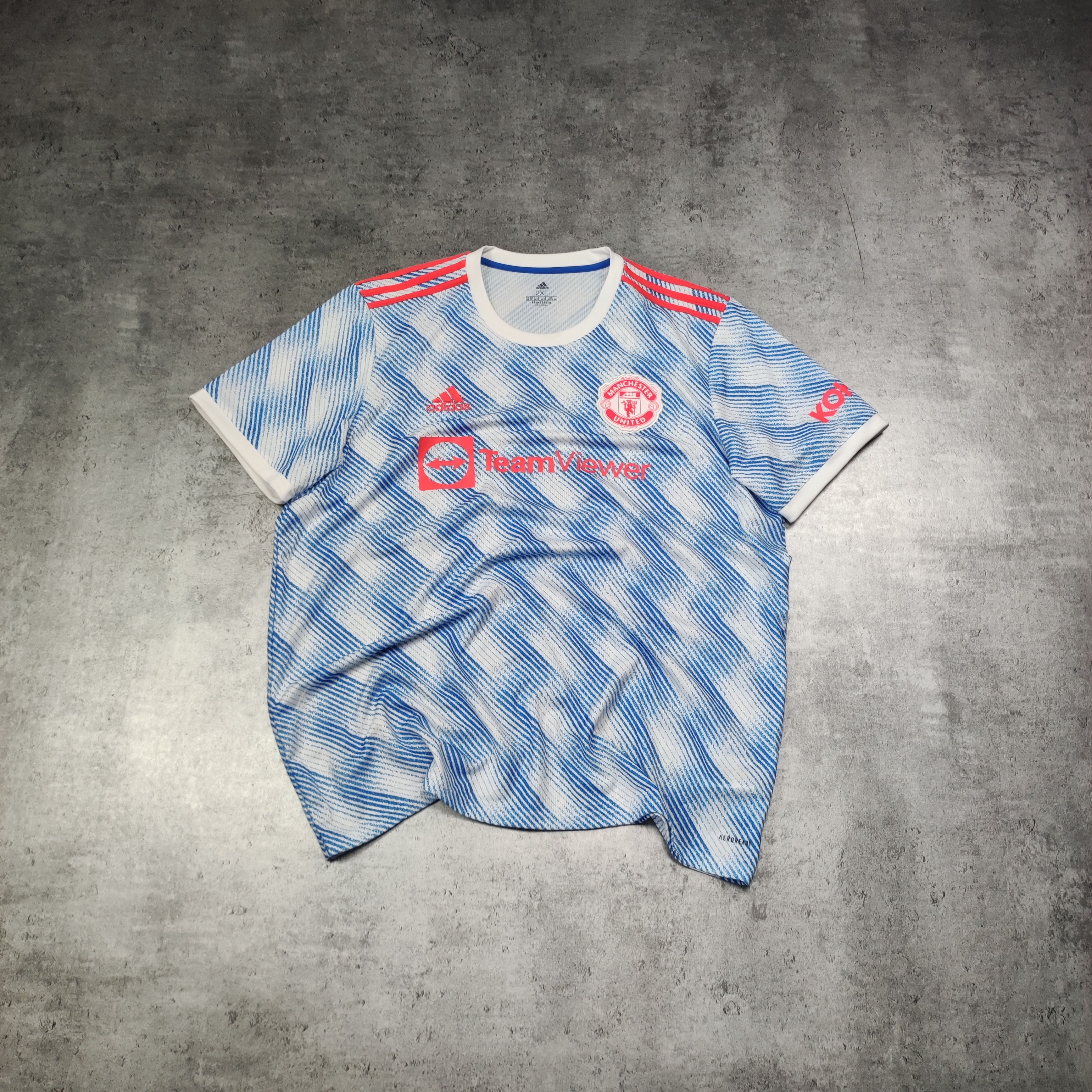 Adidas RARE Manchester United x Adidas 2021 Away Football Jersey Size US XXL / EU 58 / 5 - 1 Thumbnail