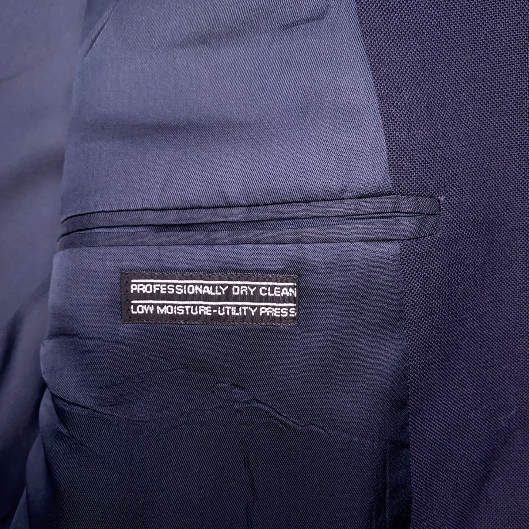 Vintage VINTAGE Arnold Palmer Sport Coat Mens 42S Navy Blue Wool Jacket Single-Breasted Notch Lapel 3-Button Sleeve Two-Button Front 90s Mens Size US XS / EU 42 / 0 - 5 Thumbnail