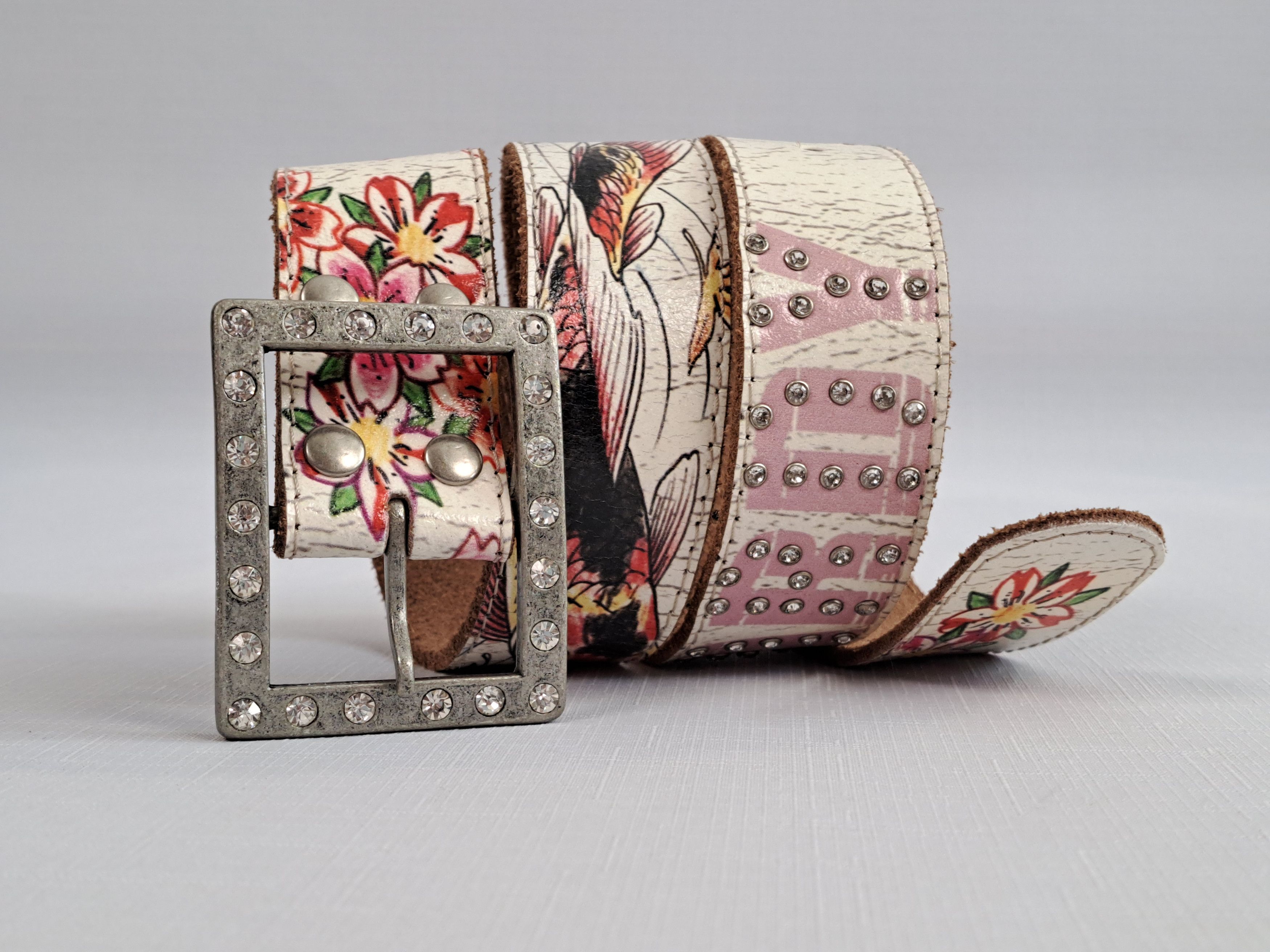 Ed Hardy ED HARDY Koi fish leather belt. Size S Size ONE SIZE - 3 Thumbnail