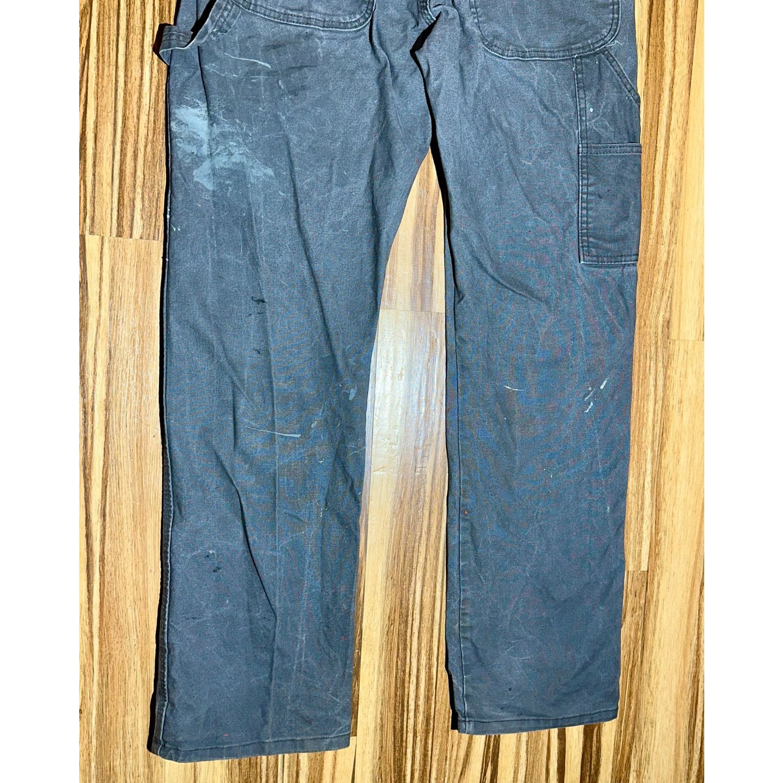 Dickies Gray Dickies Work Pants Size 33/32 Worn In Size US 33 - 7 Thumbnail