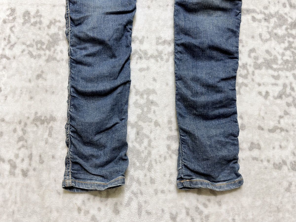 Hysteric Glamour Vintage Y2K Double Waist Punk Grunge Slim Fit Stacked Denim Size US 30 / EU 46 - 7 Thumbnail