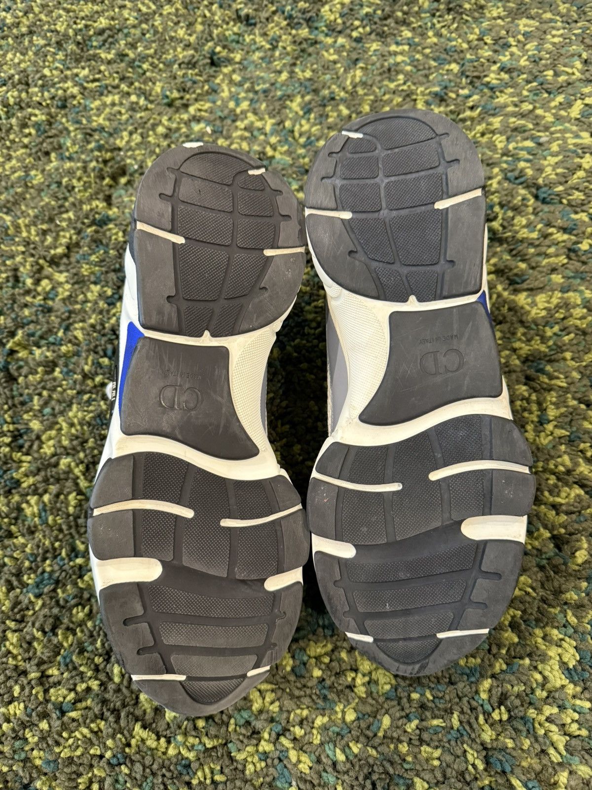 Dior Dior B22 Sneakers Gray Blue Mesh Leather Size US 10 / EU 43 - 9 Thumbnail