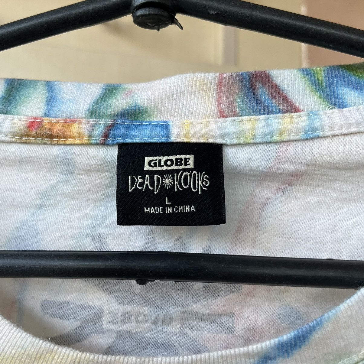 Globe Globe x dead kooks tie die Skateboard Tee Shirt Size US L / EU 52-54 / 3 - 6 Thumbnail
