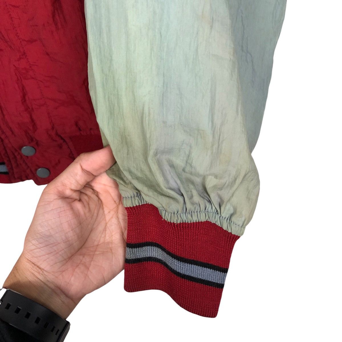 Japanese Brand 📌Vintage Varsity Bomber Jacket Troy Bros Issey Miyake Size US M / EU 48-50 / 2 - 16 Thumbnail