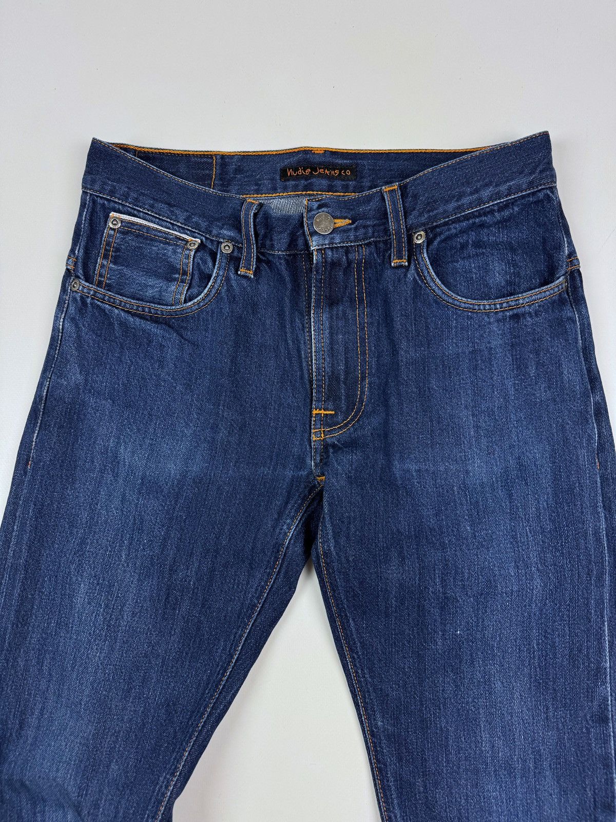 Nudie Jeans Nudie Jeans Co. Thin Finn Org.Dry Heavy Selvage Denim Jeans Size US 30 / EU 46 - 6 Thumbnail